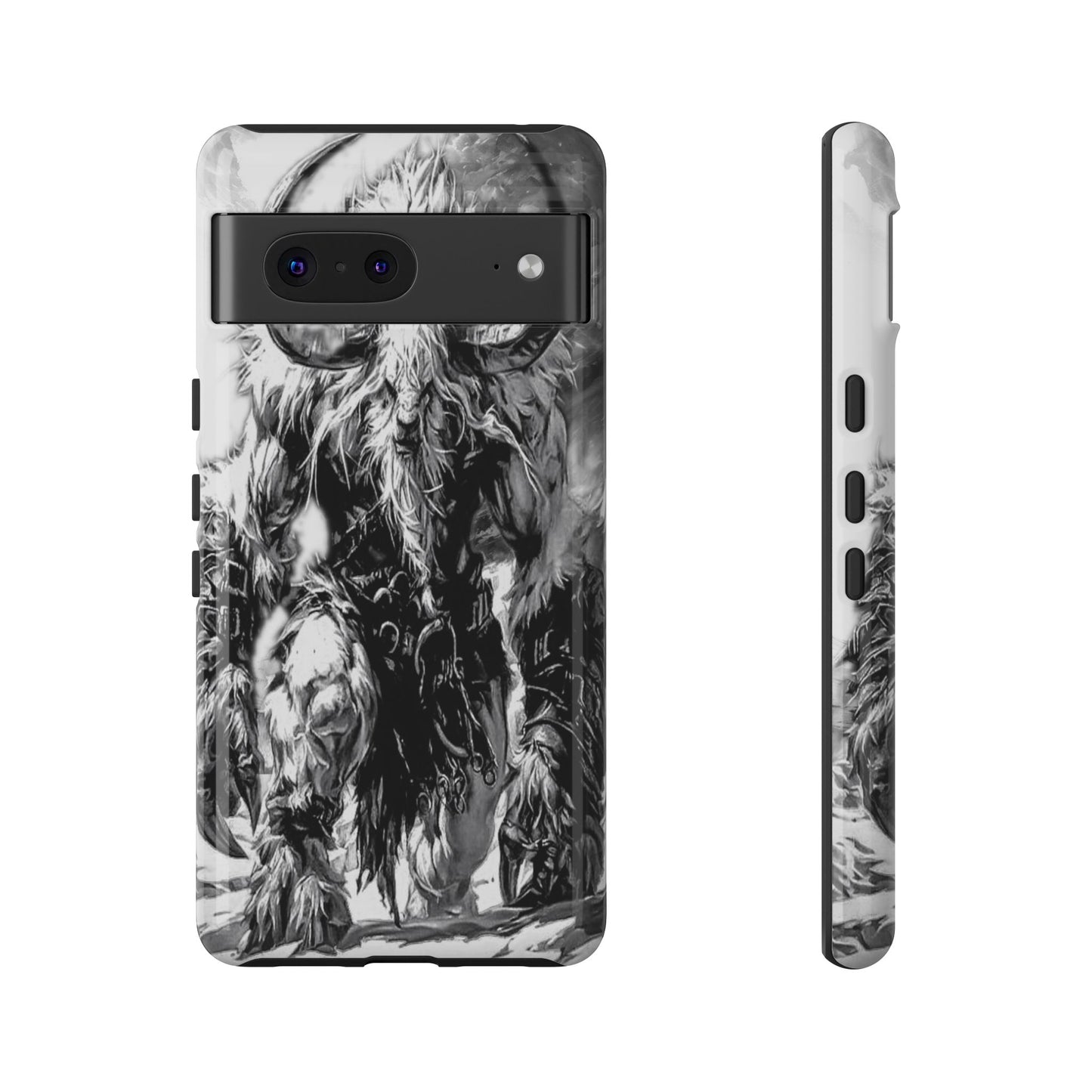 Snow Mountain Creature Tough Phone Case