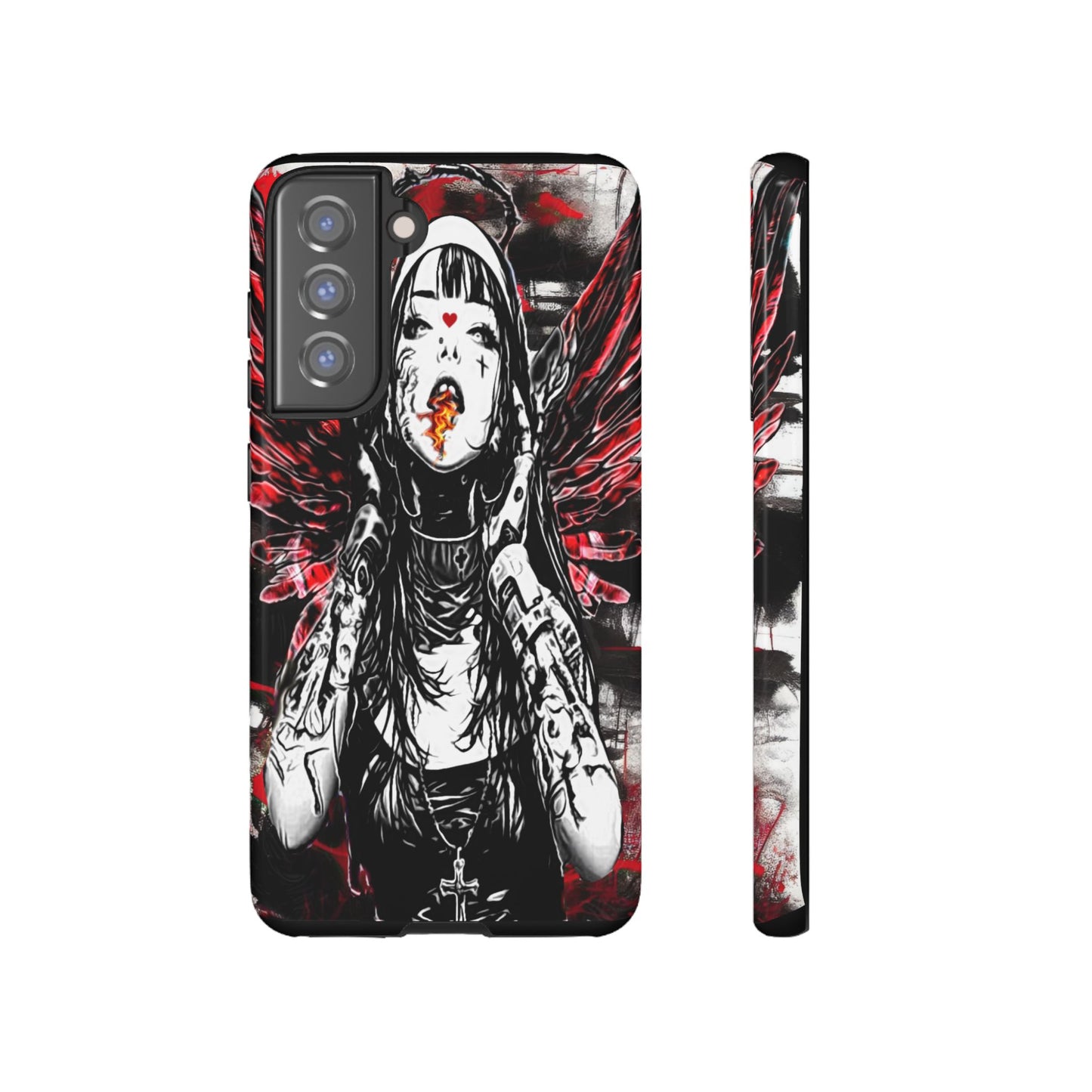 Naughty Angel Nun Tough Phone Case