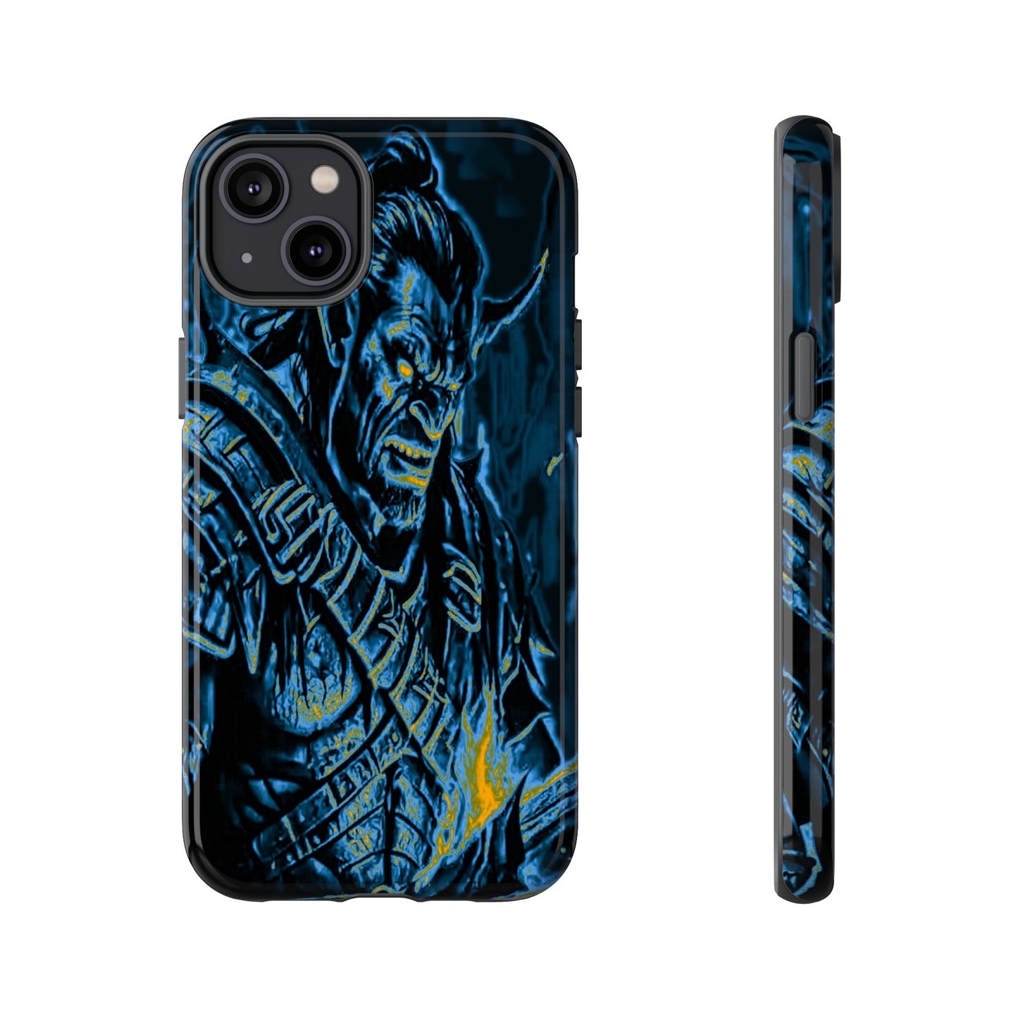 Orc With Flames Tough Phone Case