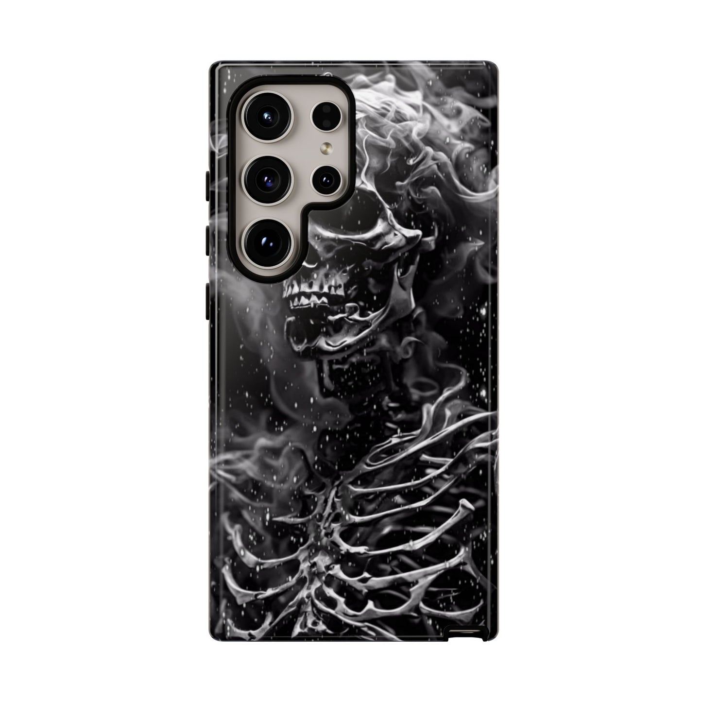 Skeleton On Fire Tough Phone Case