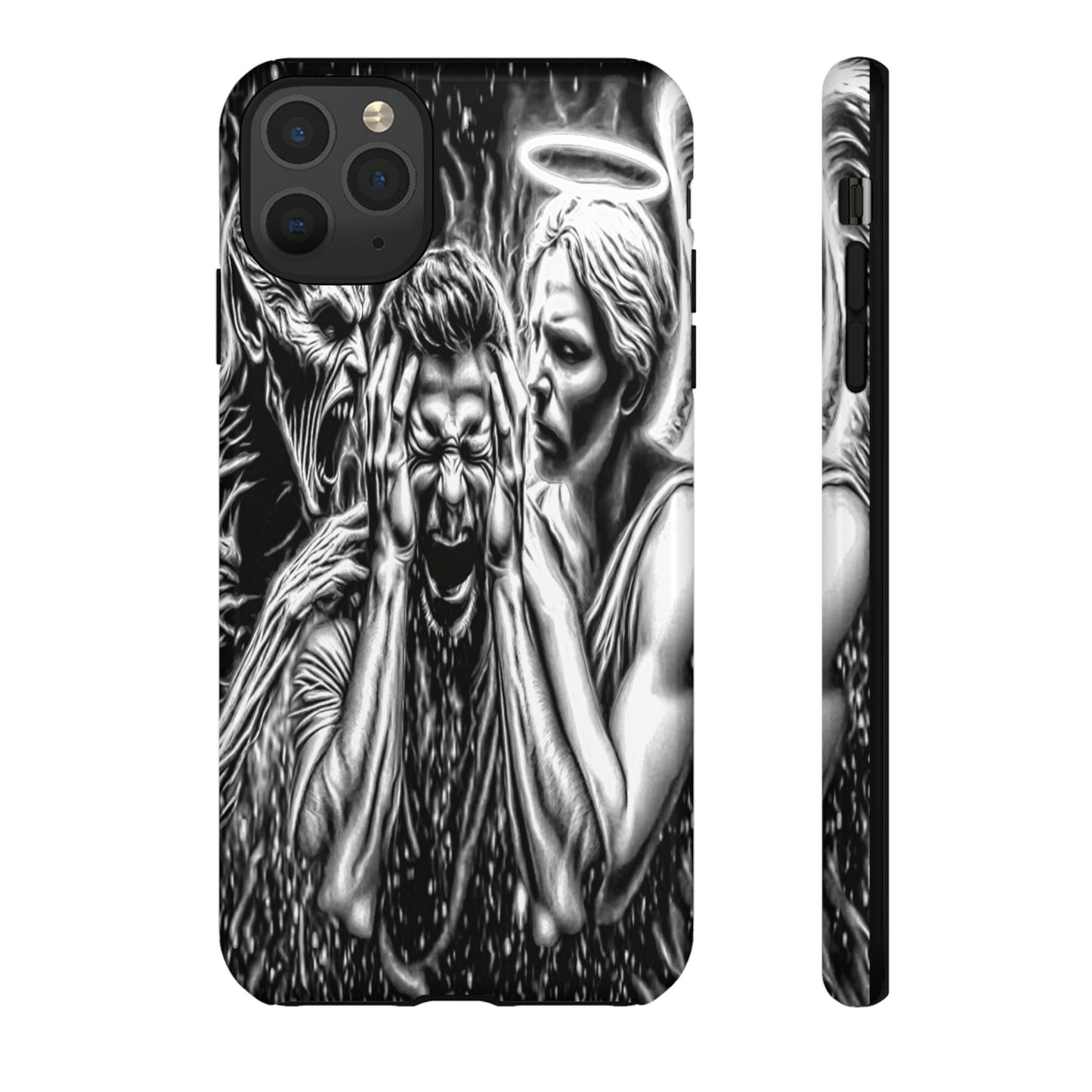 Good Vs Evil Tough Phone Case