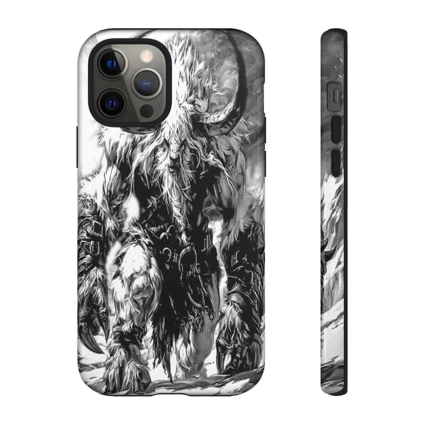 Snow Mountain Creature Tough Phone Case