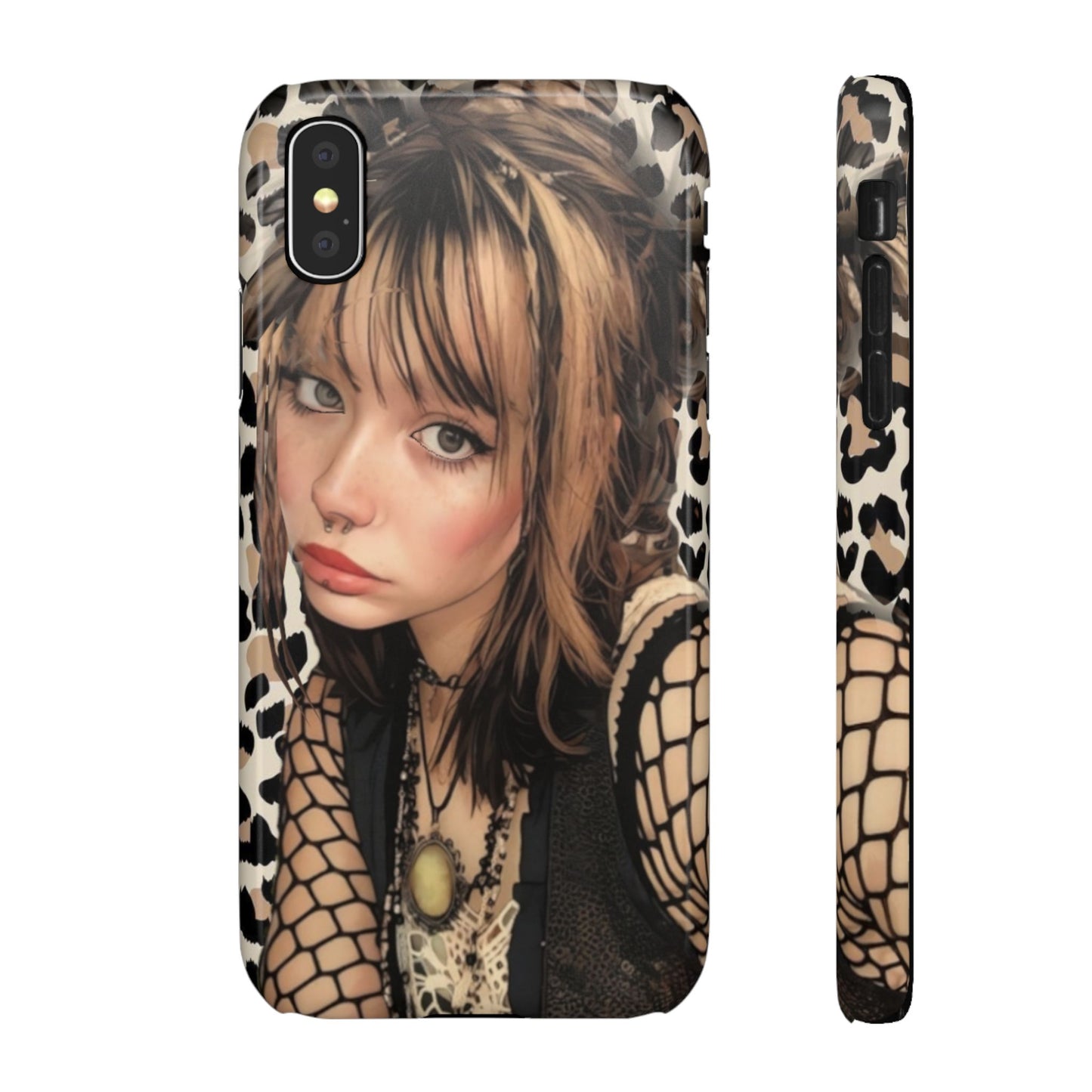 Gothical Leopard Snap Phone Case