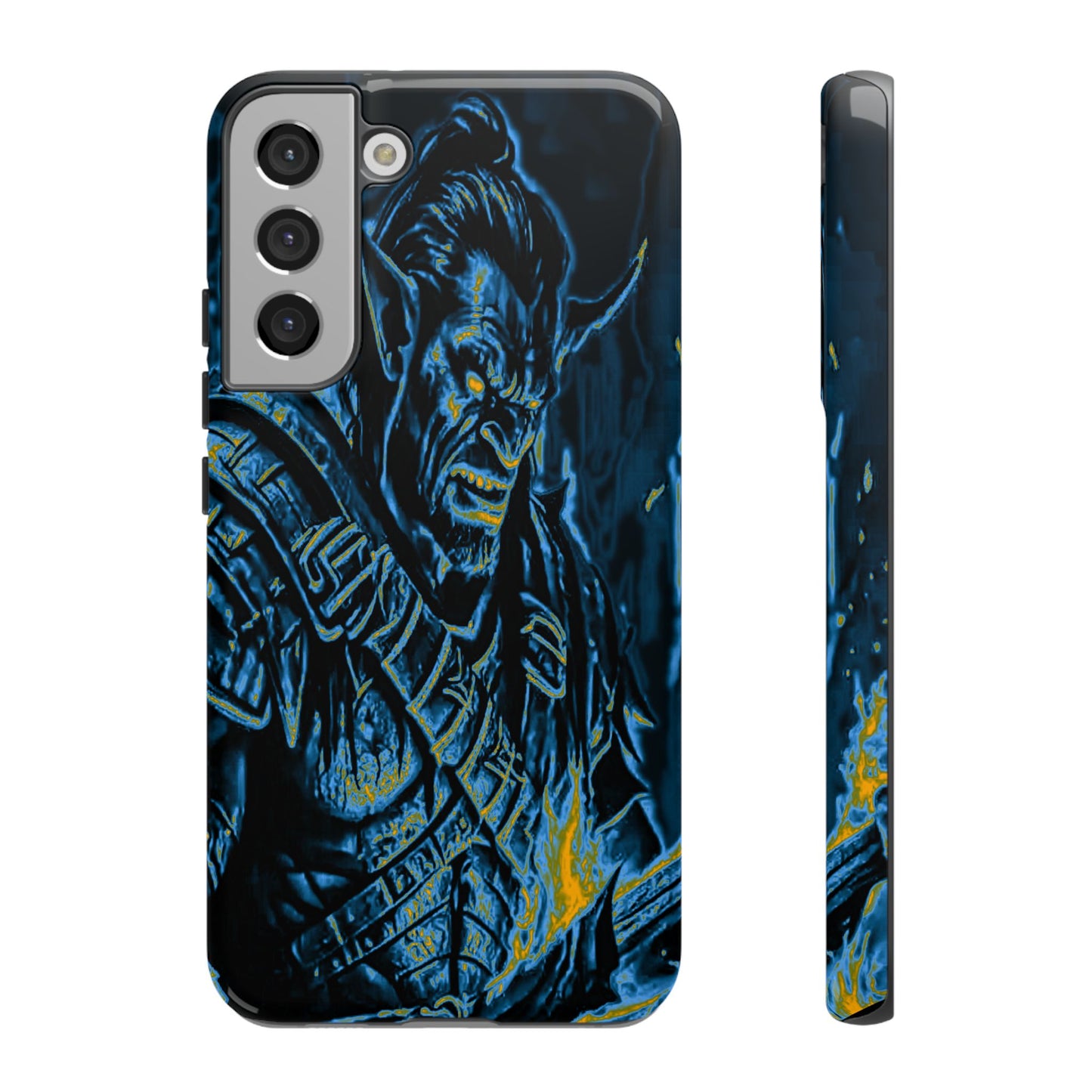 Orc With Flames Tough Phone Case