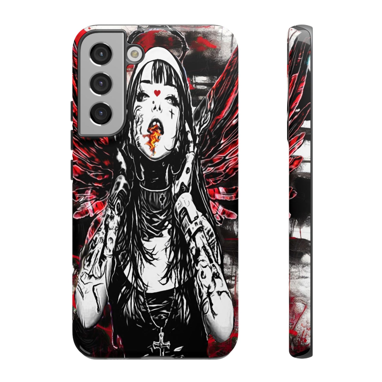 Naughty Angel Nun Tough Phone Case