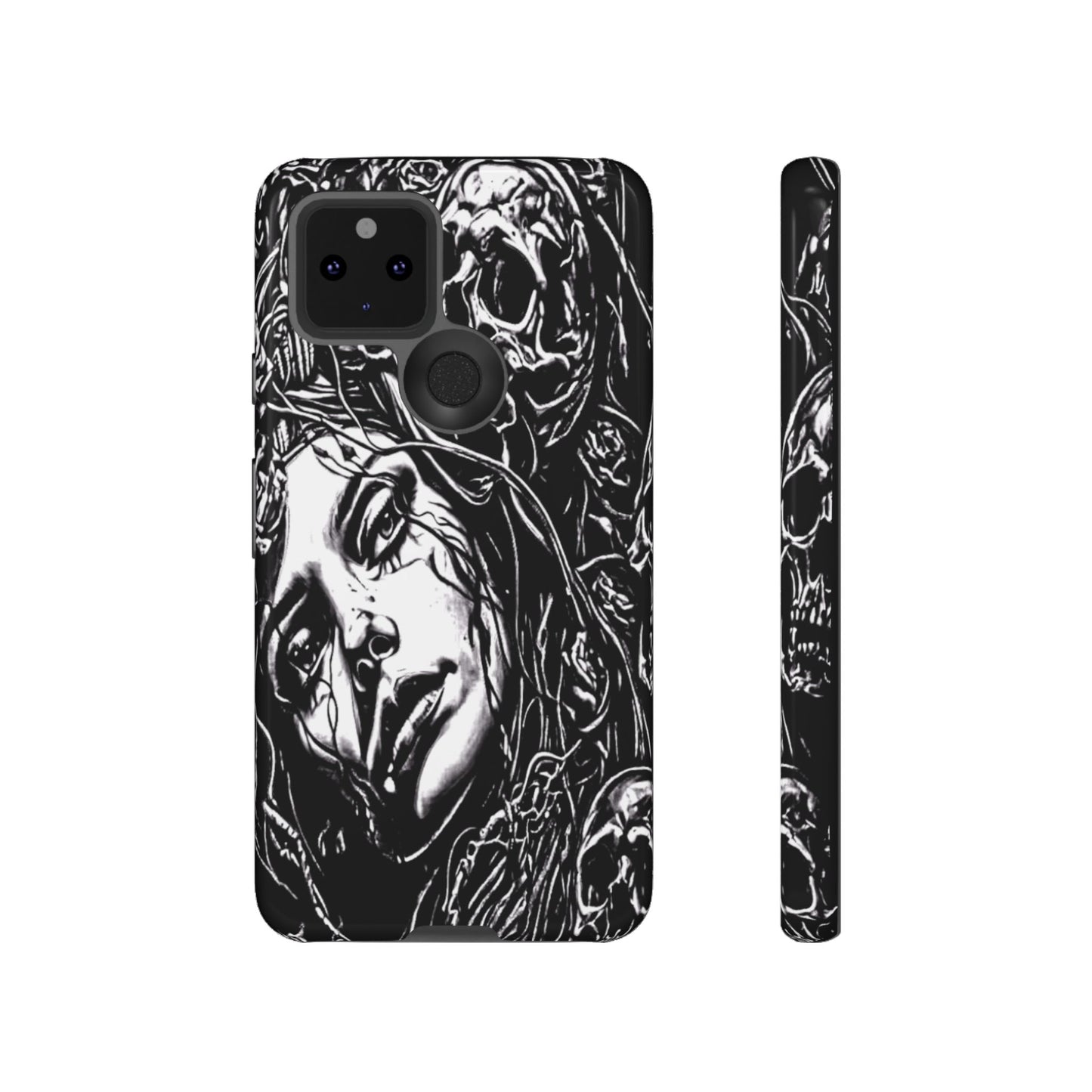 Woman And Roses Tough Phone Case