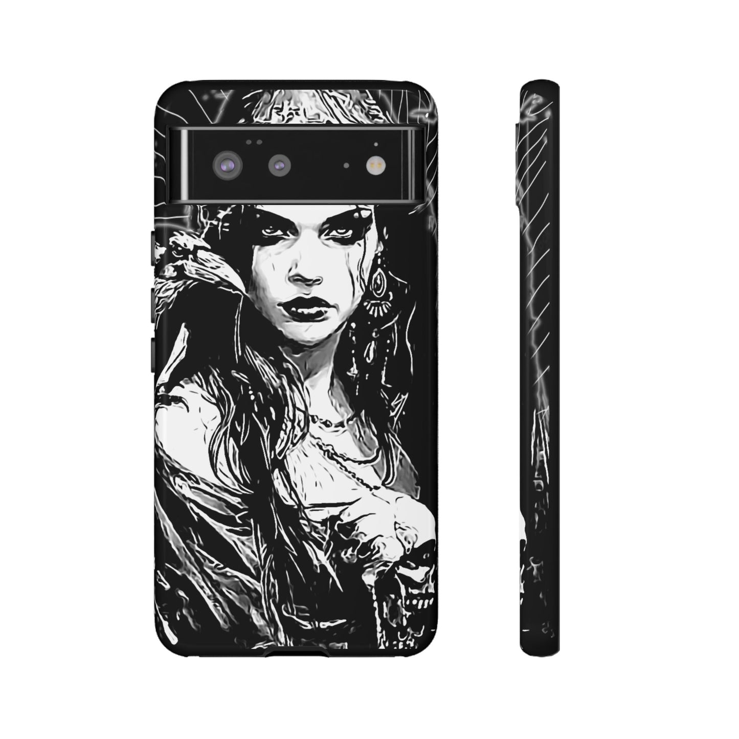 Raven Girl Tough Phone Case