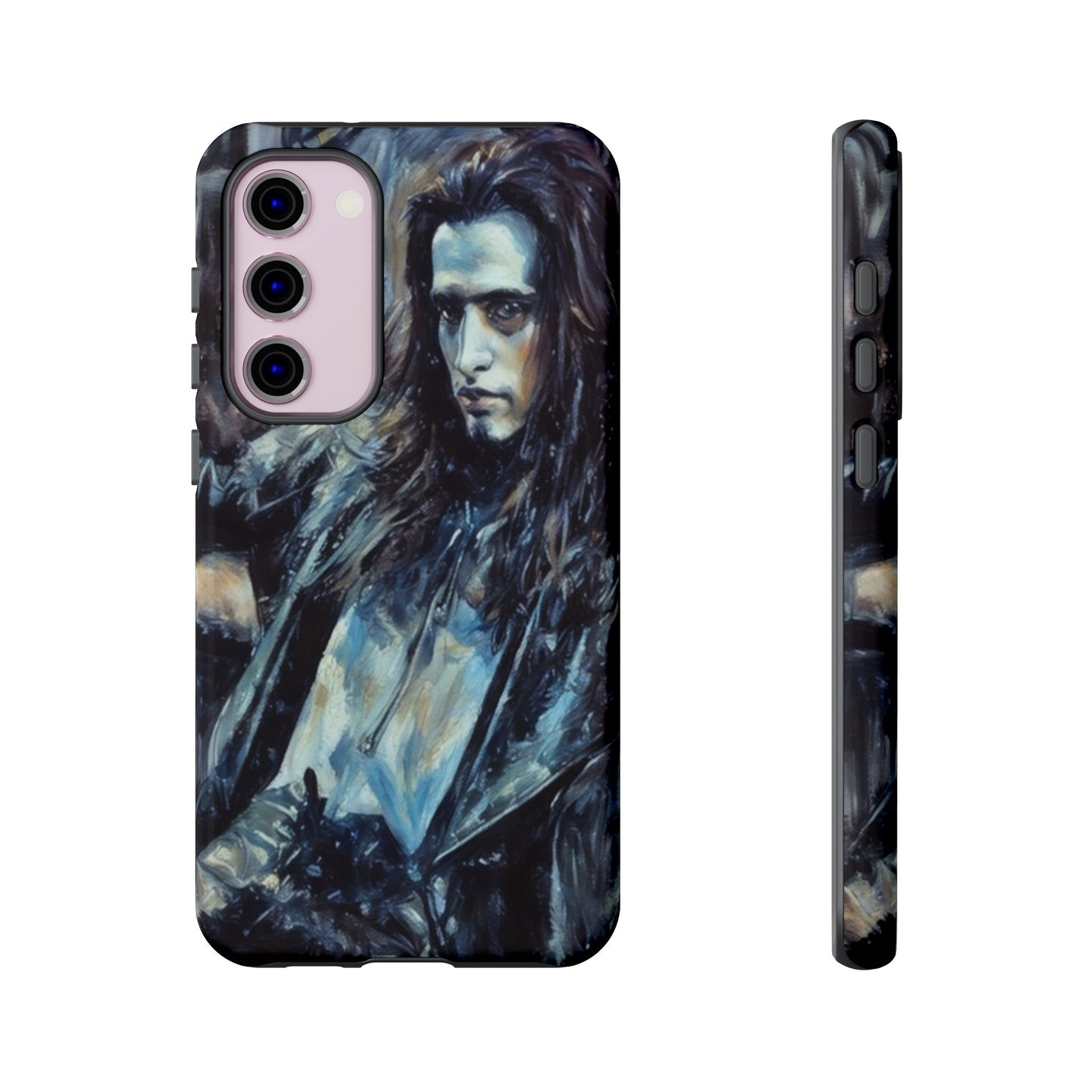 Enigmatic Goth Man Tough Phone Case