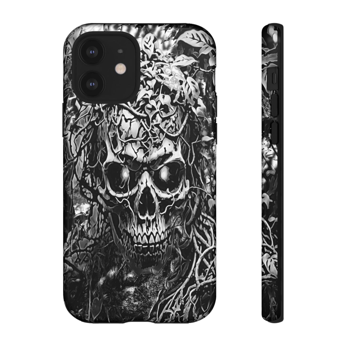 Crawling Vines Skull Tough Phone Case