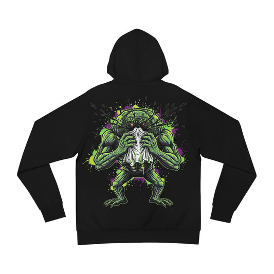 The Common Cold Transporter Hoodie (Logo Front/Artwork Back)