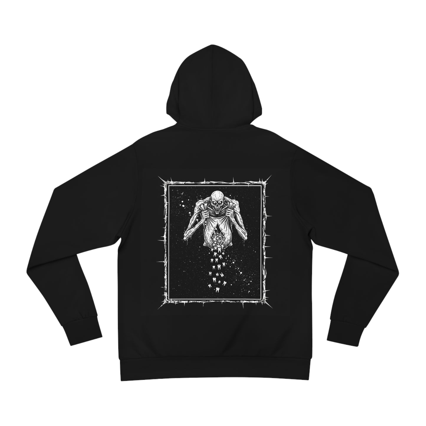 The Stolen Teeth Bag Hoodie (Logo Front/Artwork Back