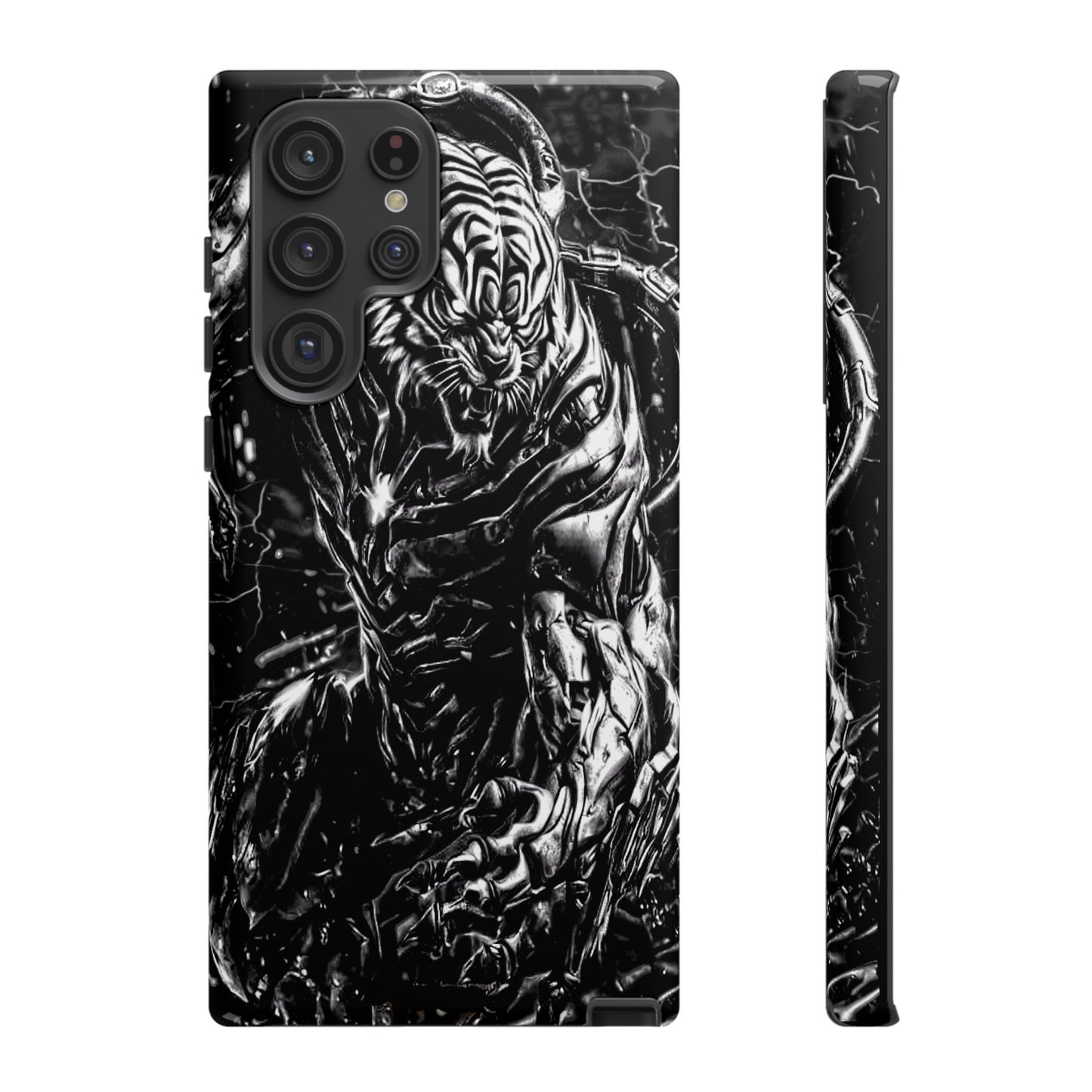 Cyborg Tiger Tough Phone Case