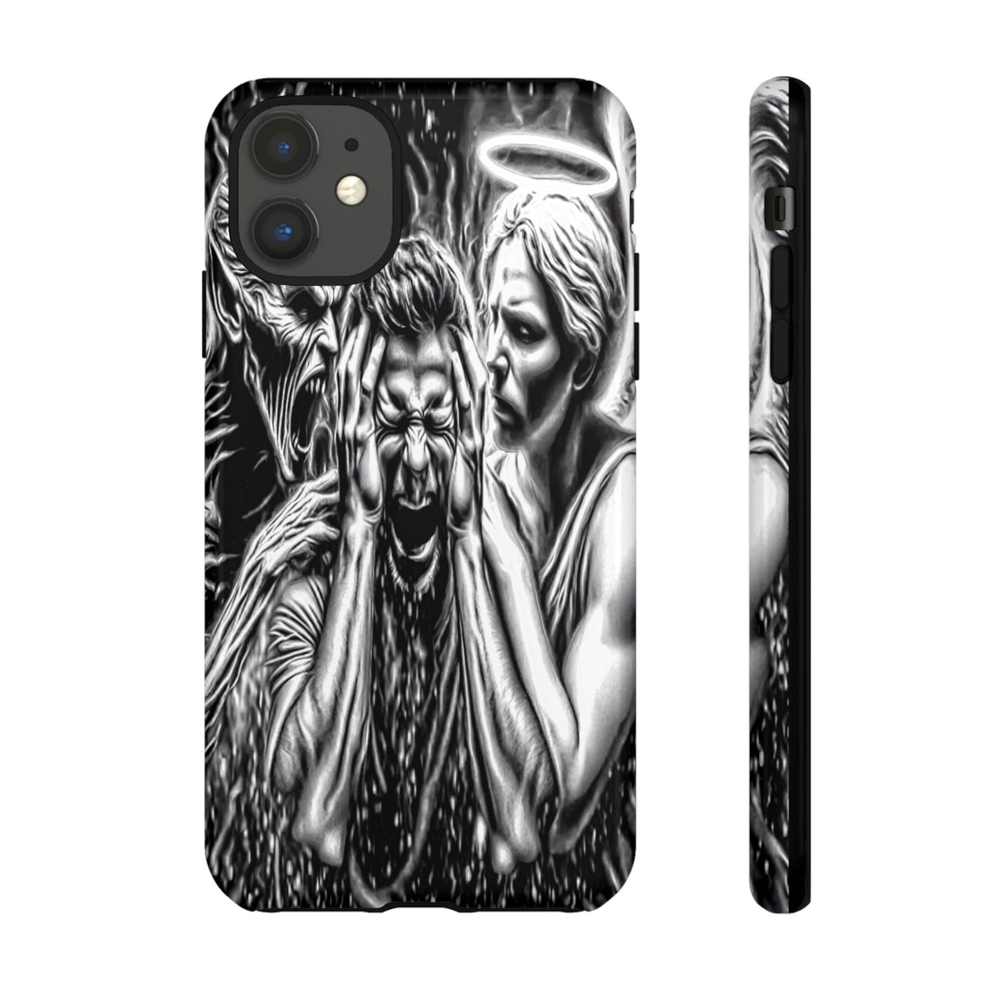 Good Vs Evil Tough Phone Case