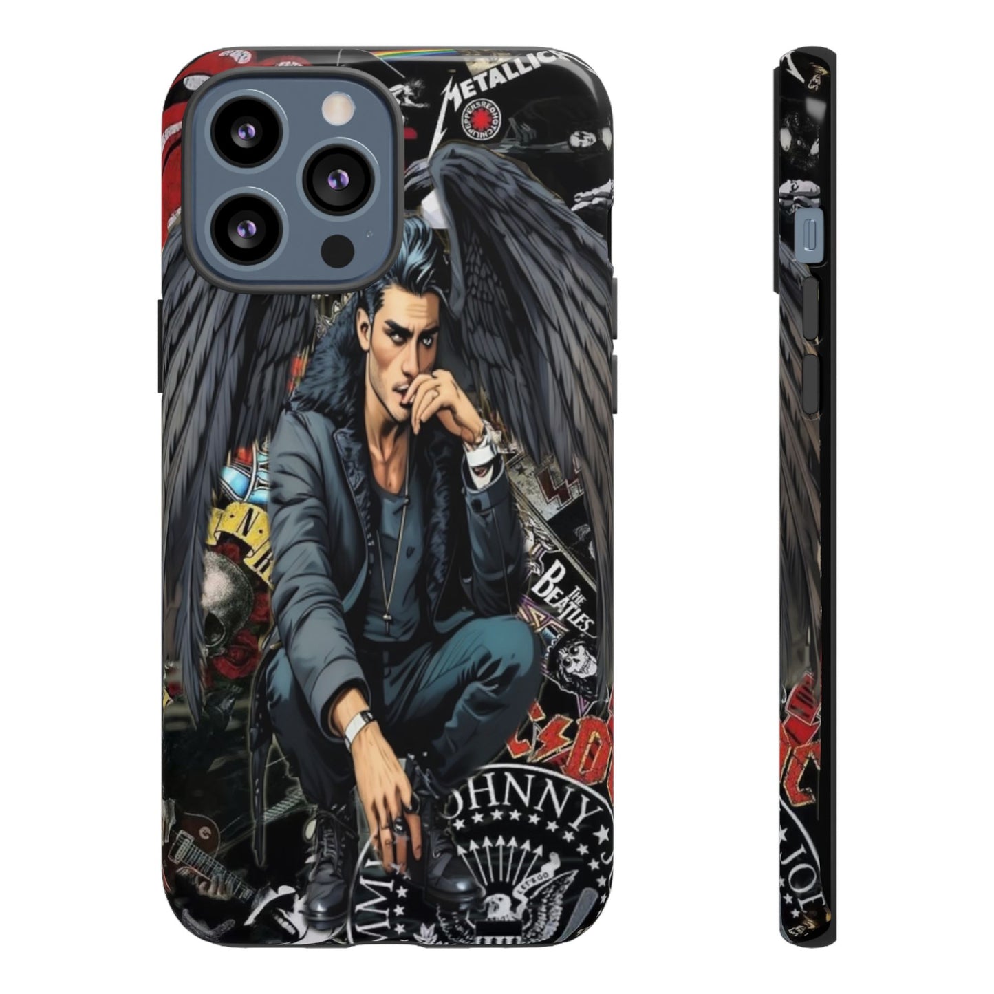 Male Music Angel Tough Phone Case