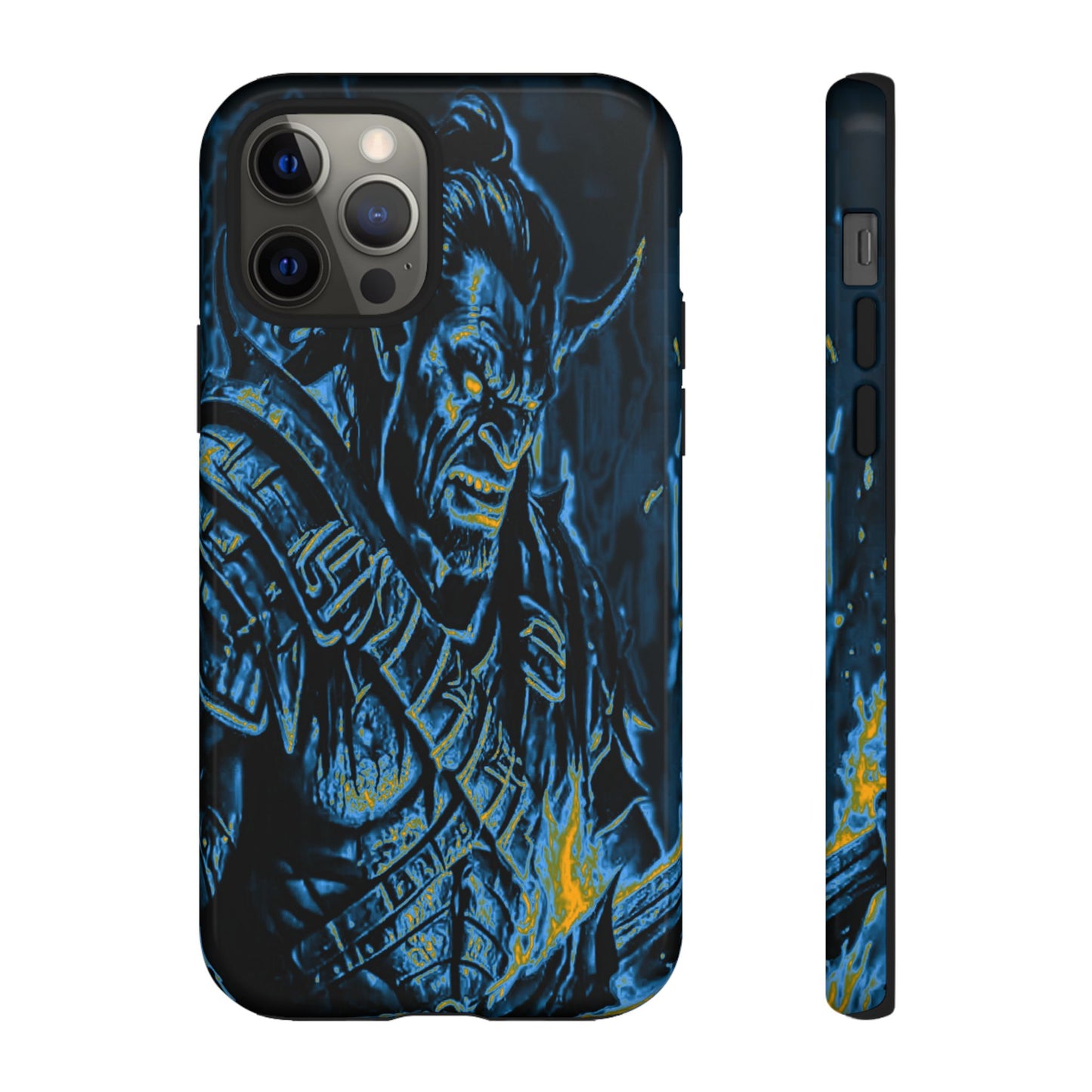 Orc With Flames Tough Phone Case