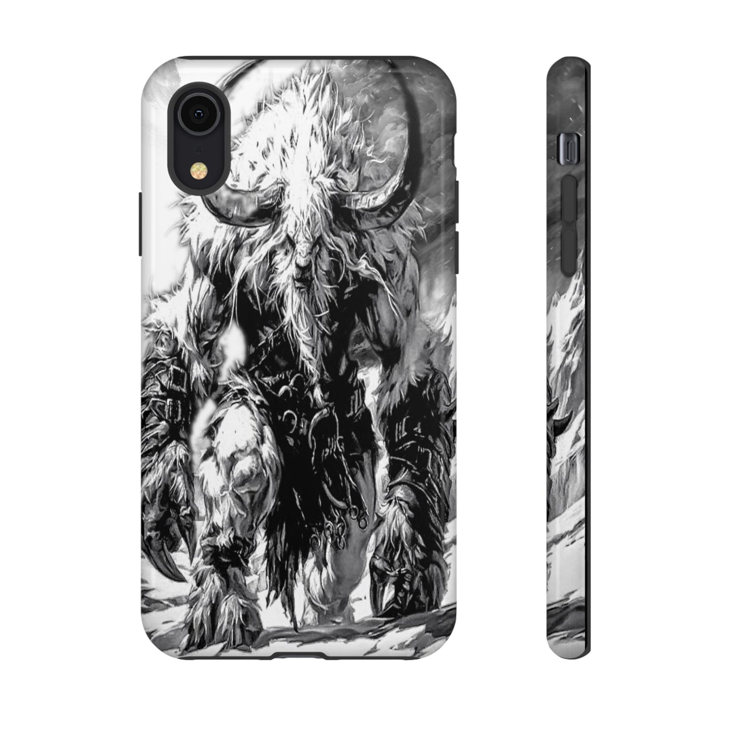 Snow Mountain Creature Tough Phone Case