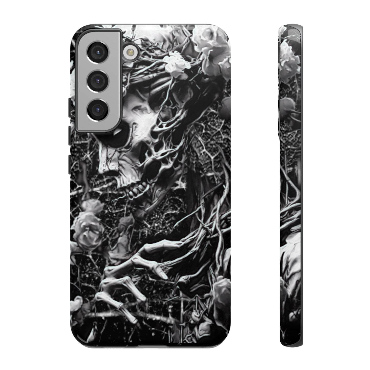 Vines Skull Face Tough Phone Case