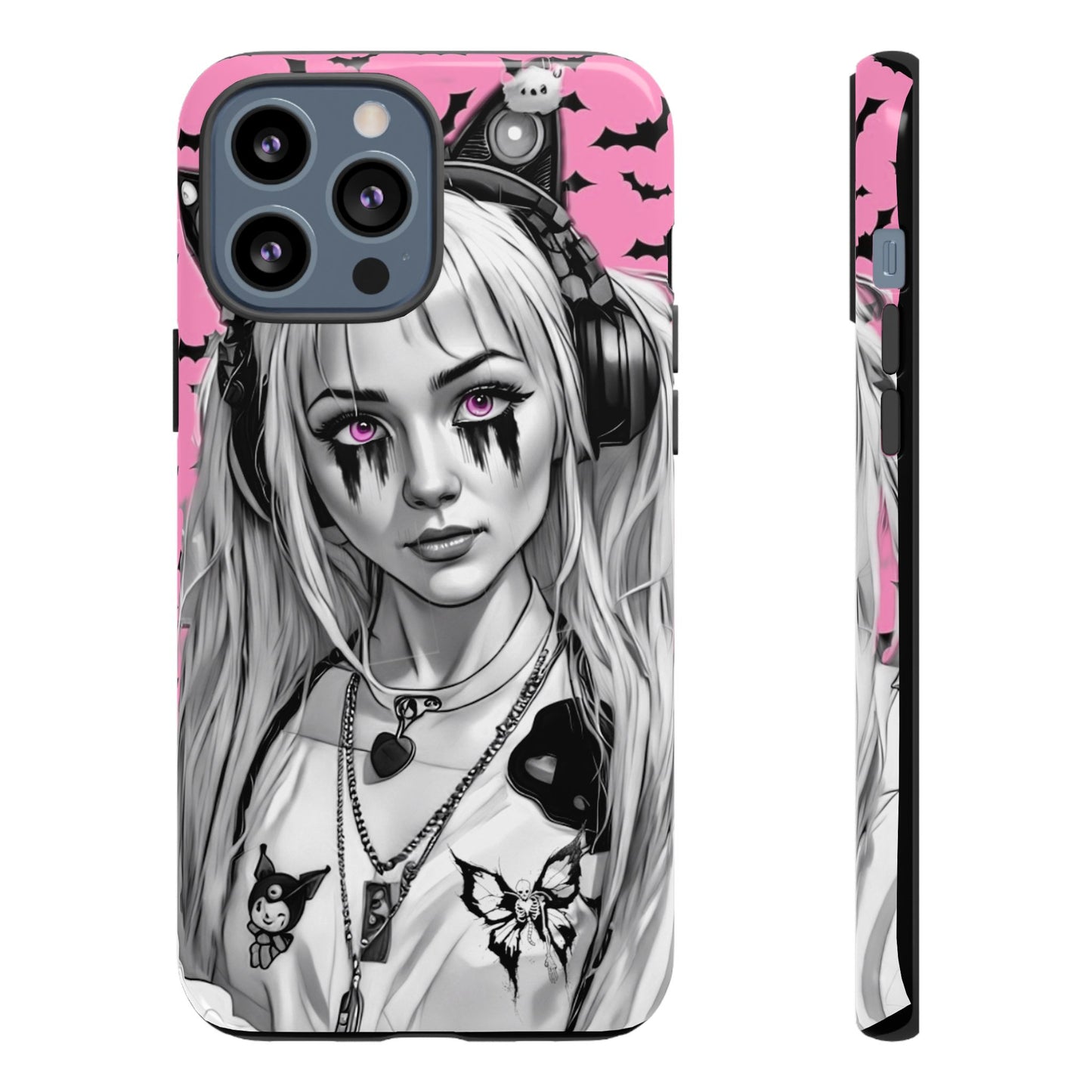 Gothic Kitty Tough Phone Case