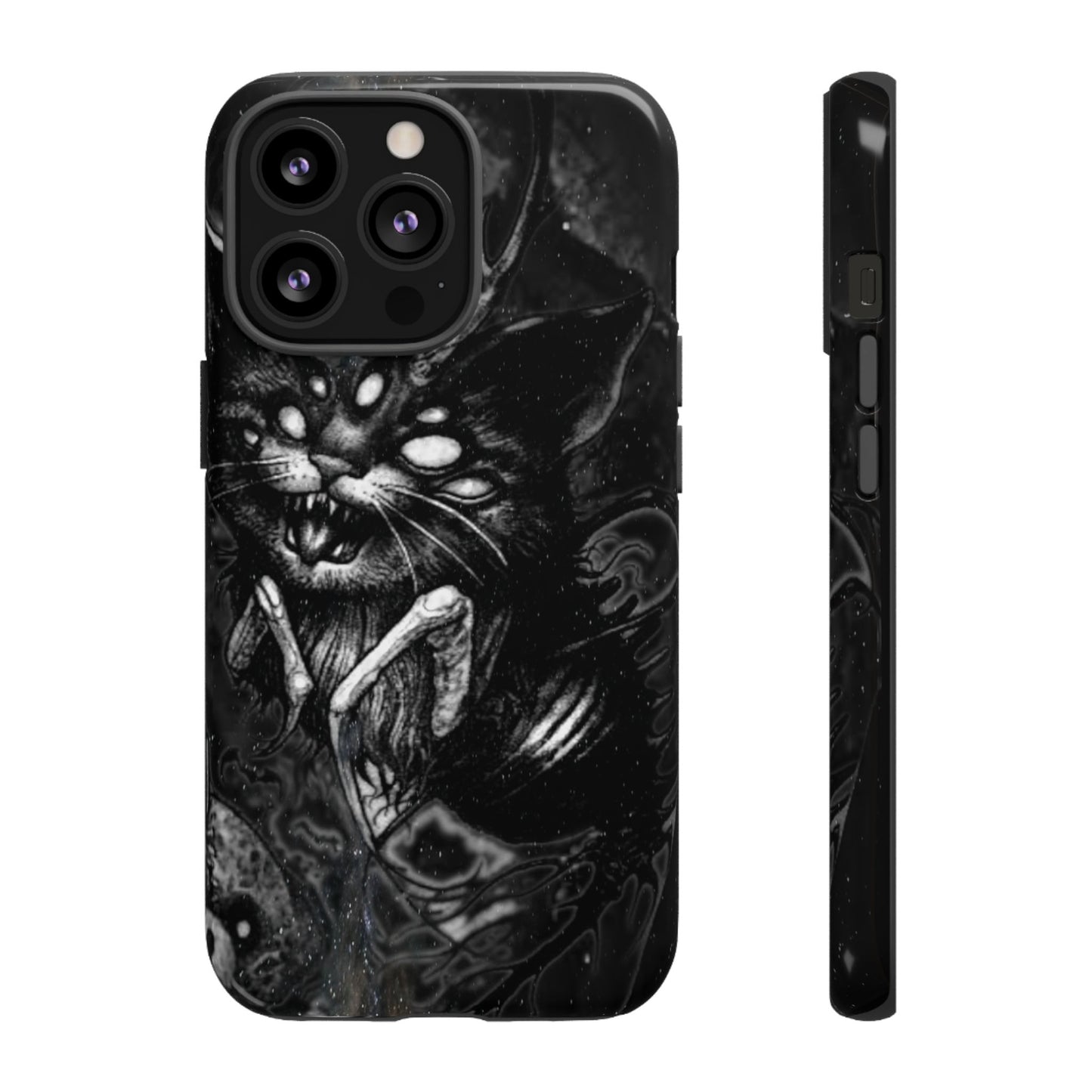 Scarey Cat Creature Tough Phone Case