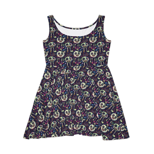 Ghoulish Gumdrops Skater Dress