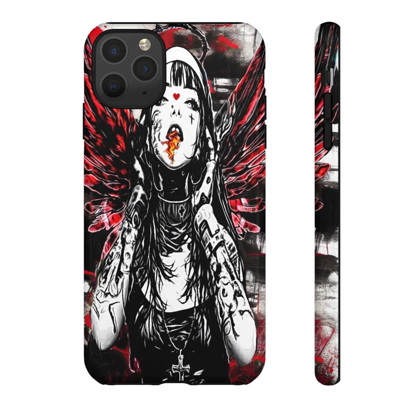 Naughty Angel Nun Tough Phone Case