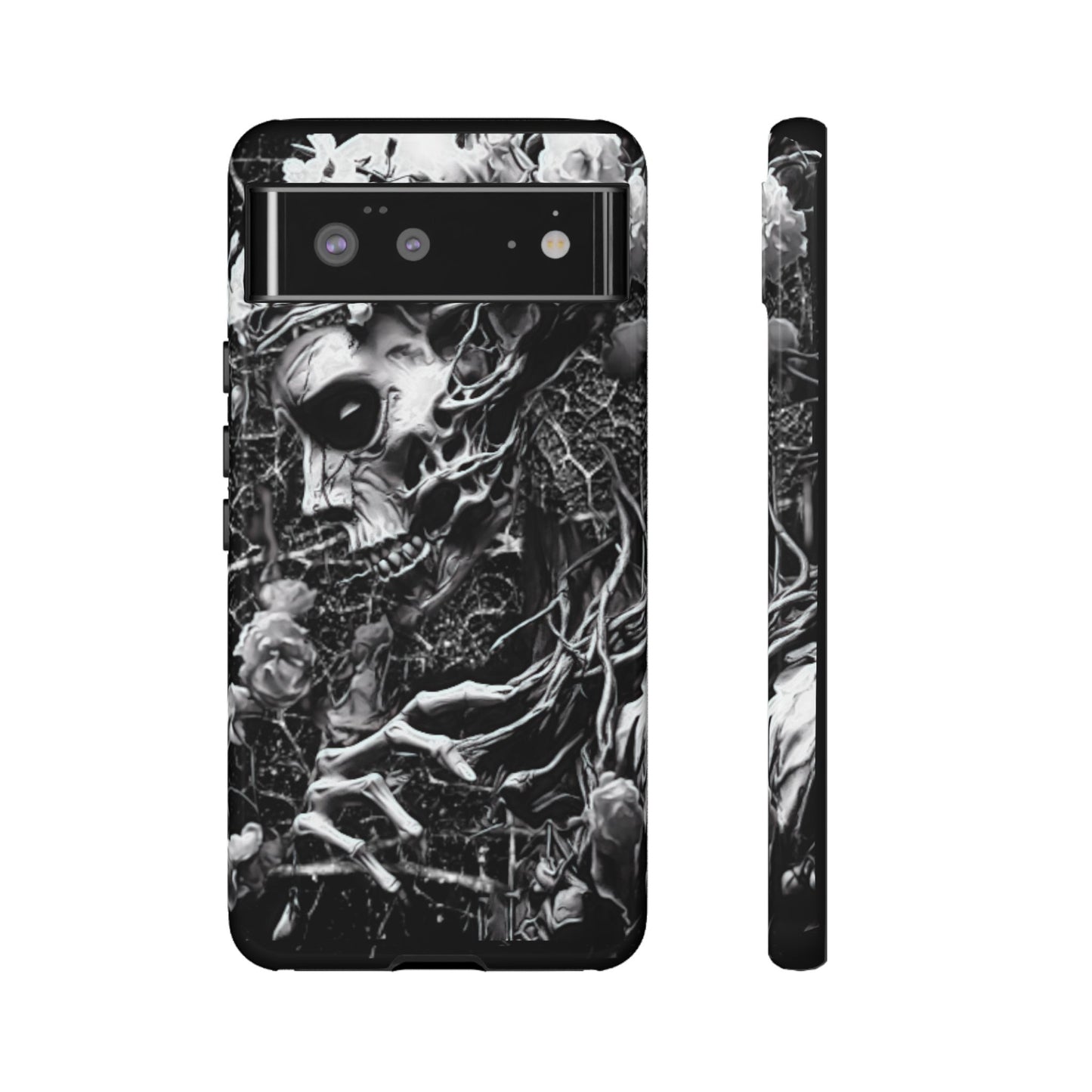 Vines Skull Face Tough Phone Case