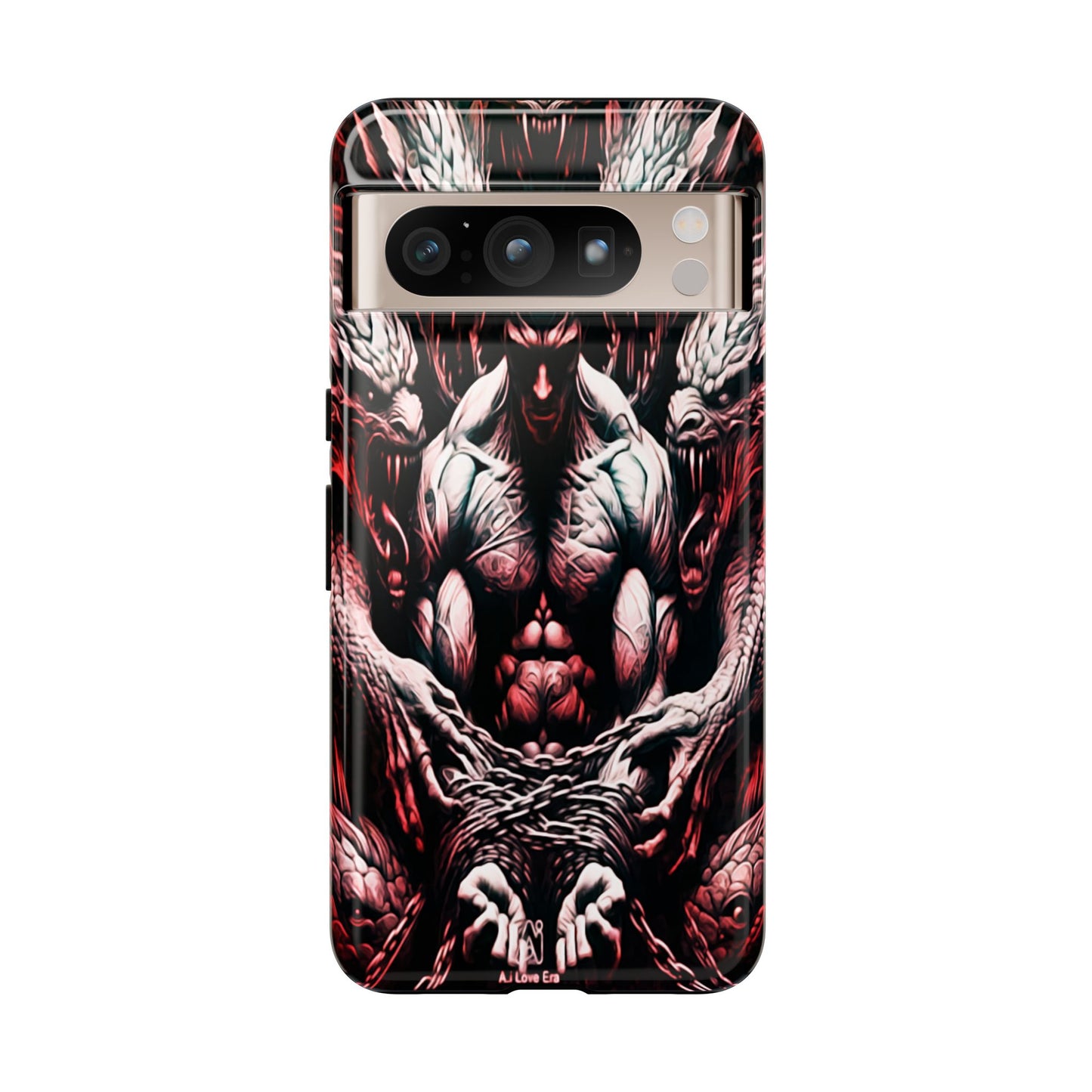 Chained Man With Dragons Tough Phone Case