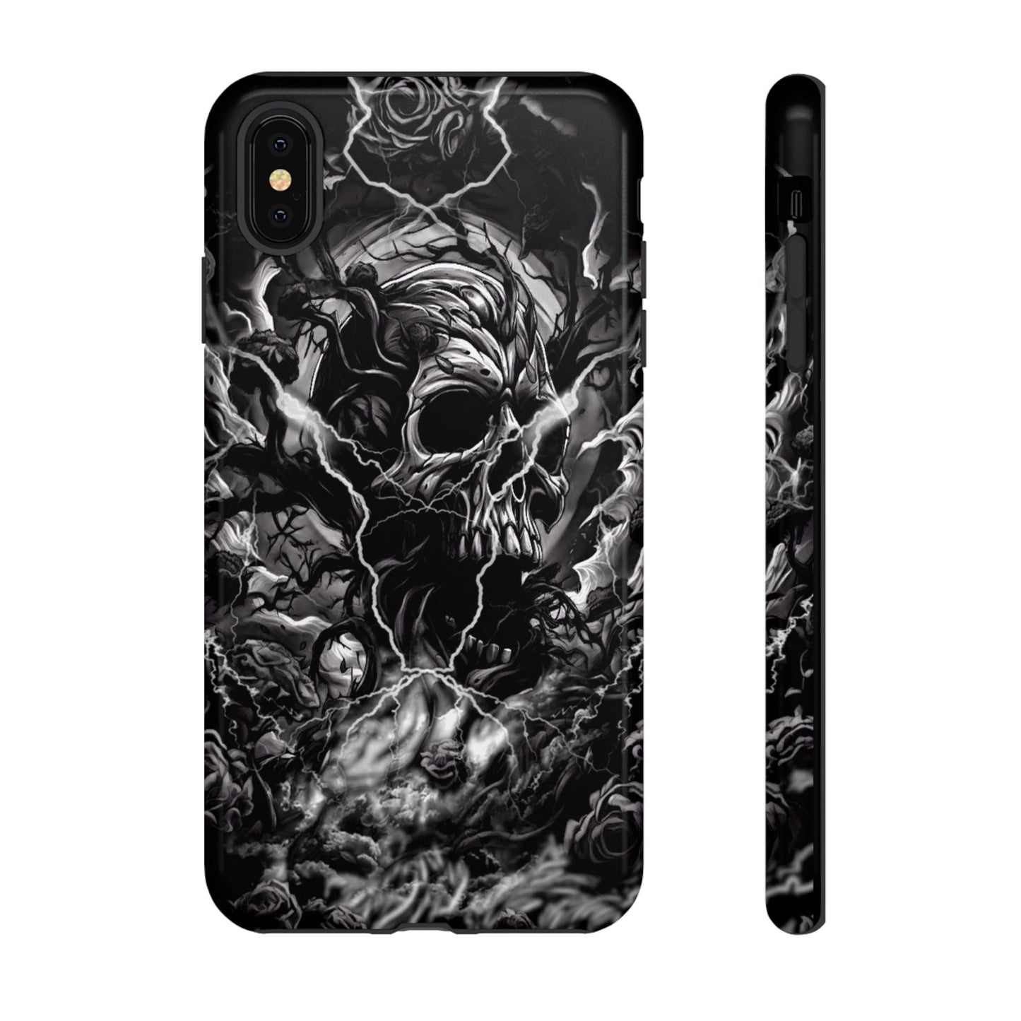 Skull Storm Tough Phone Case