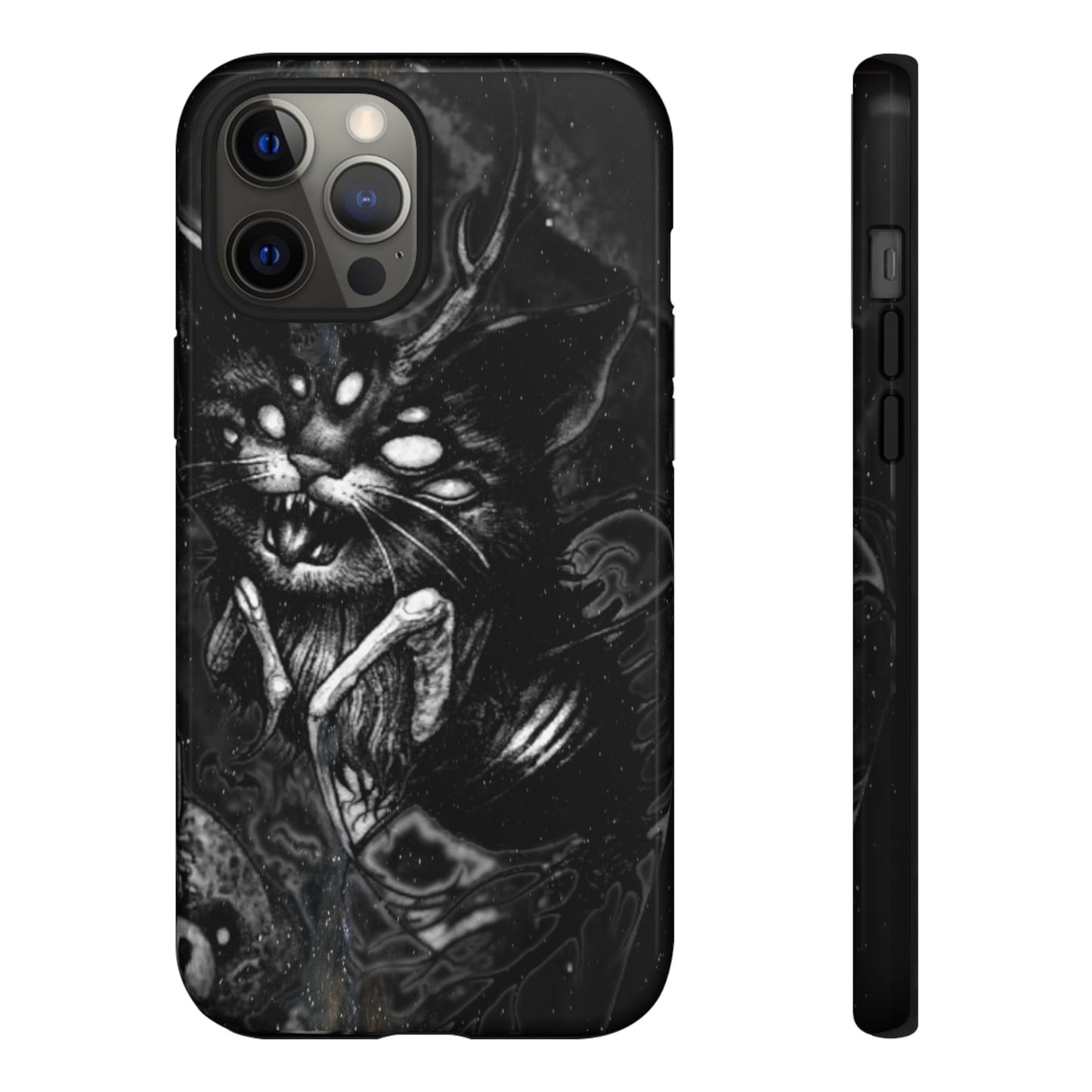 Scarey Cat Creature Tough Phone Case