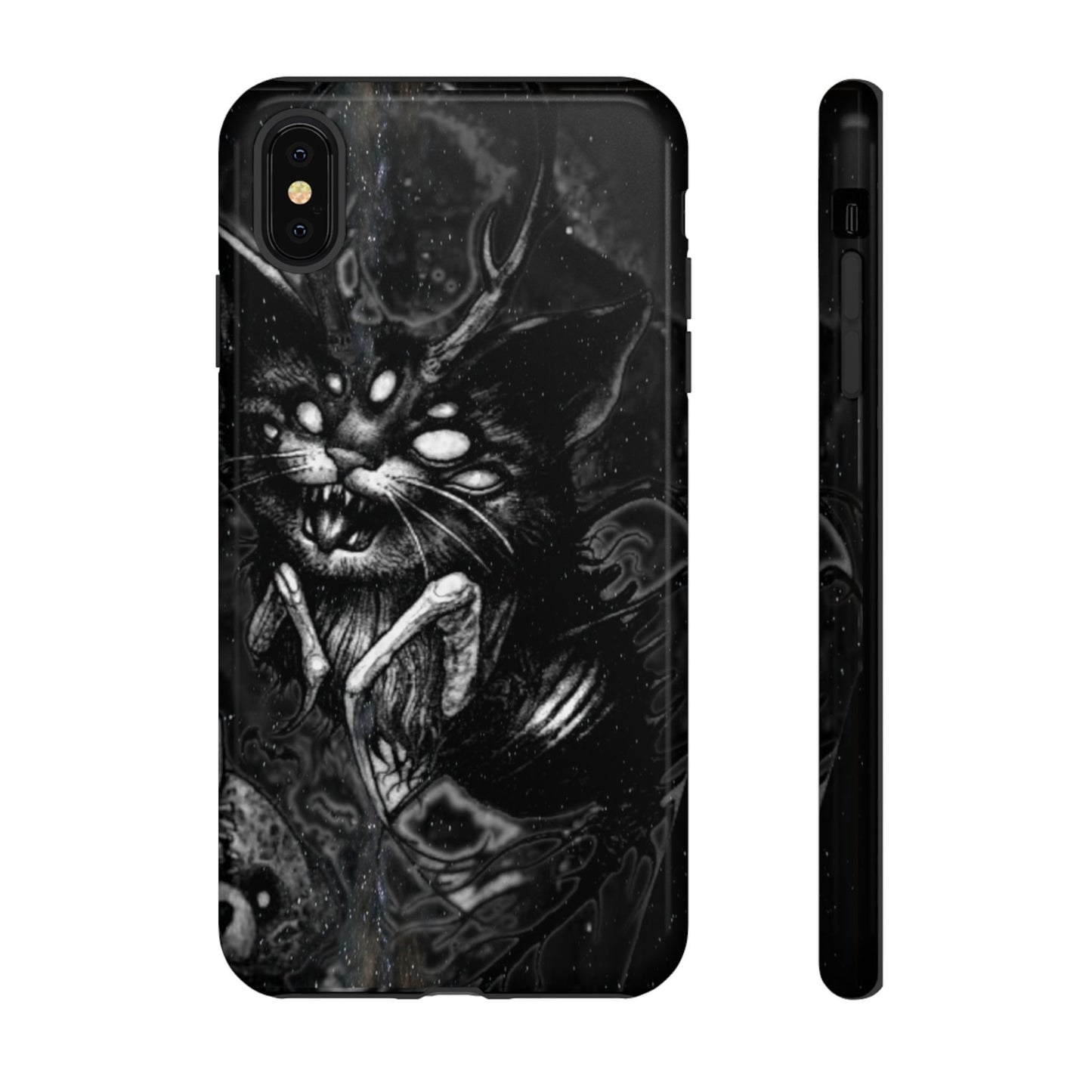 Scarey Cat Creature Tough Phone Case