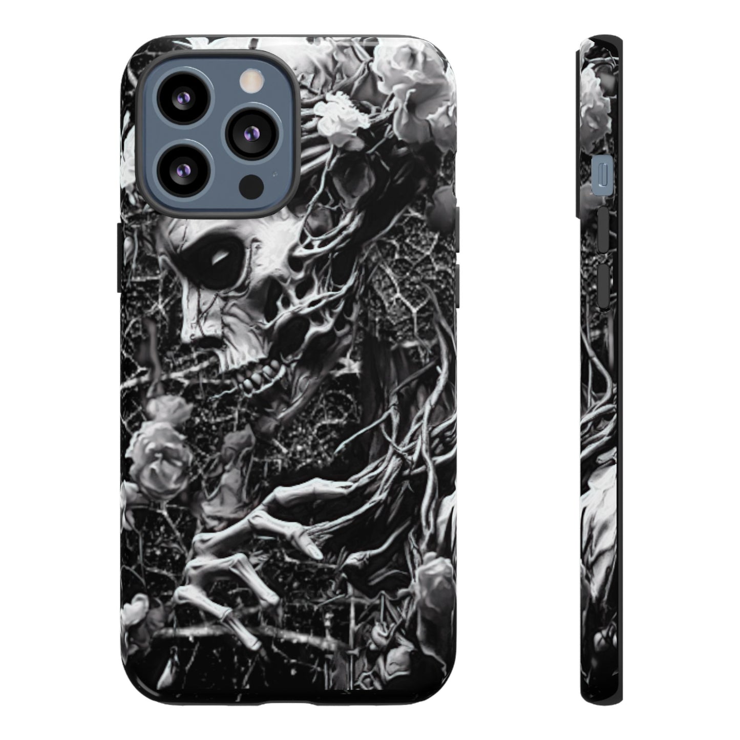 Vines Skull Face Tough Phone Case