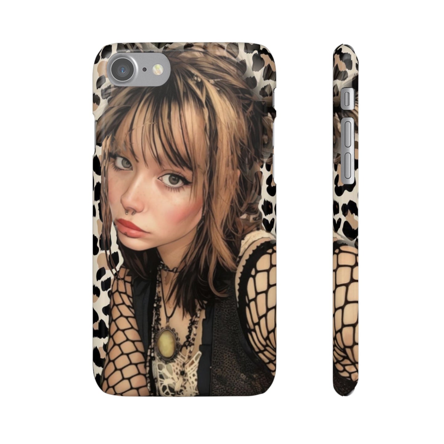 Gothical Leopard Snap Phone Case