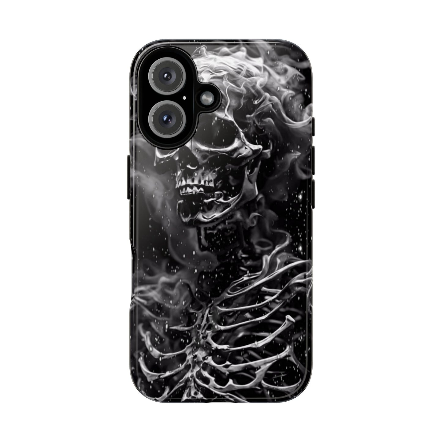 Skeleton On Fire Tough Phone Case