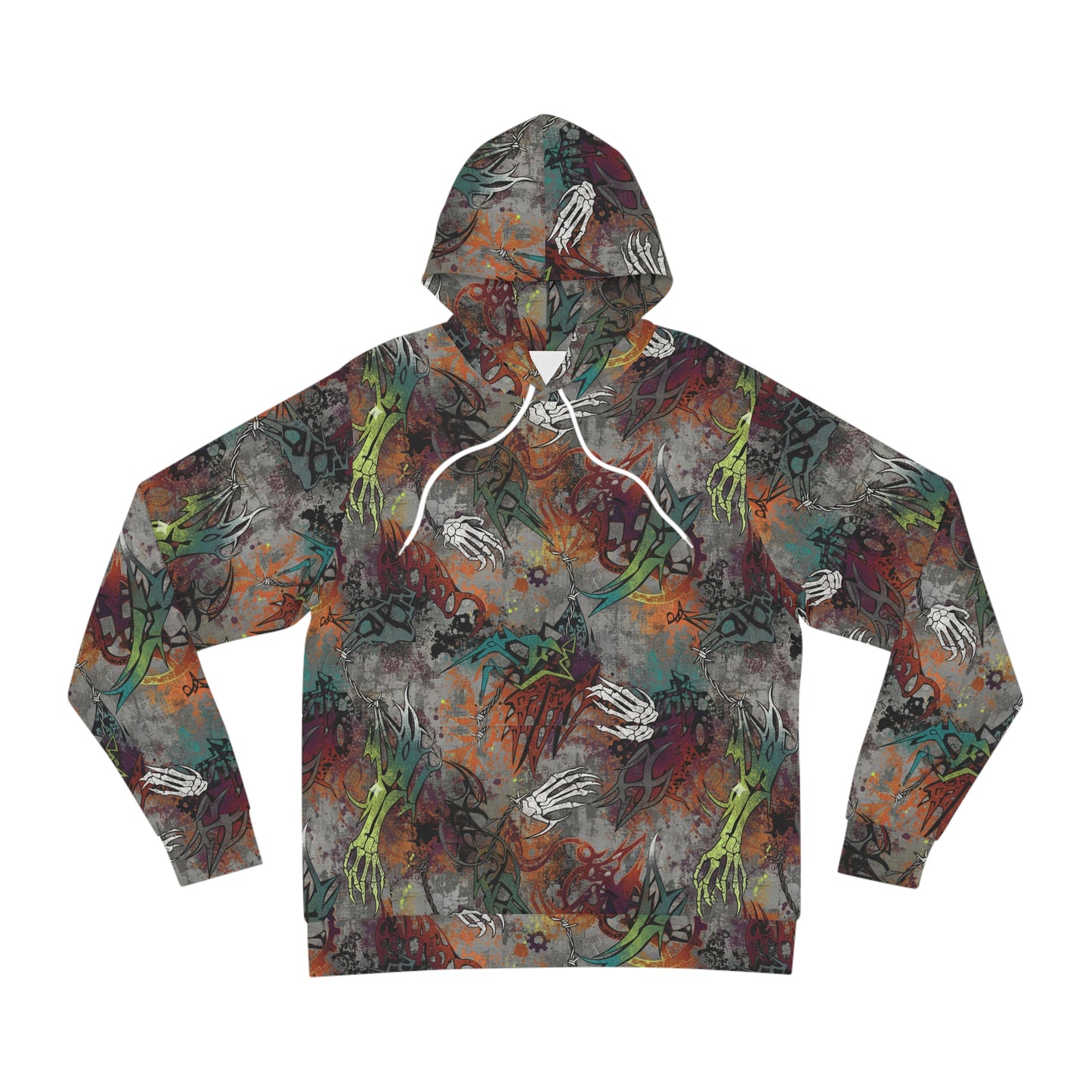 Abstract Grunge Collage Hoodie