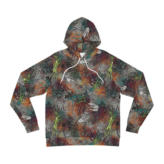 Abstract Grunge Collage Hoodie