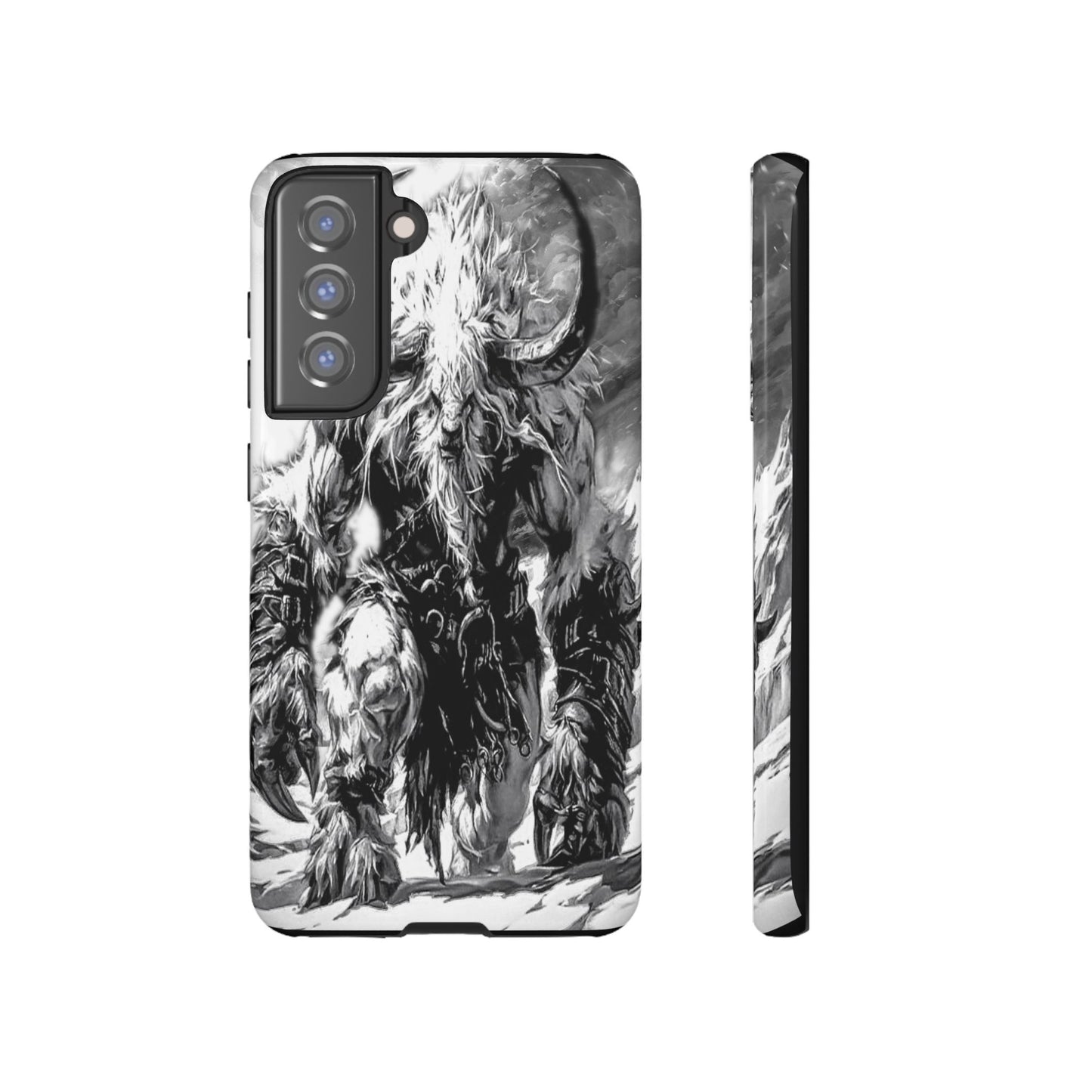 Snow Mountain Creature Tough Phone Case