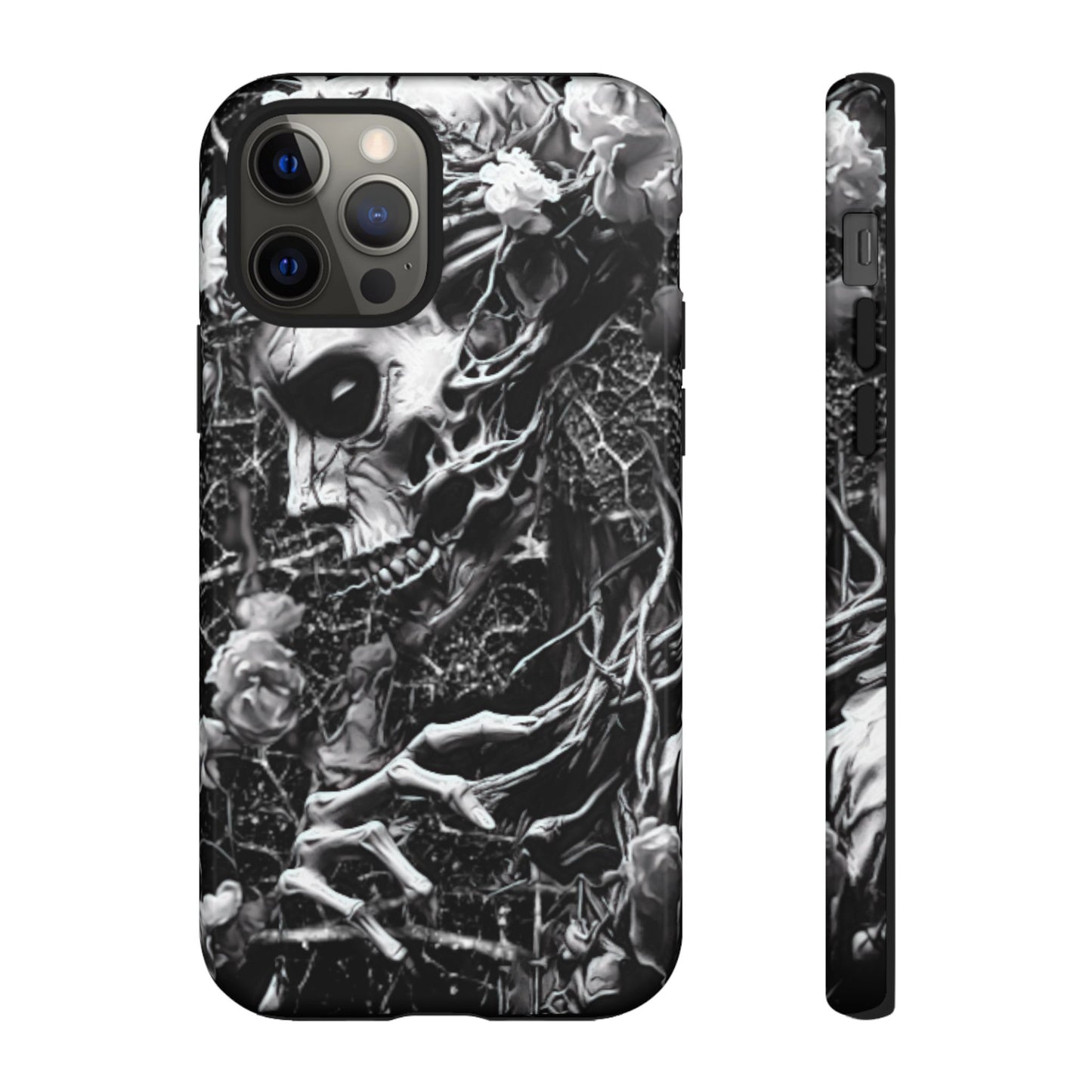 Vines Skull Face Tough Phone Case