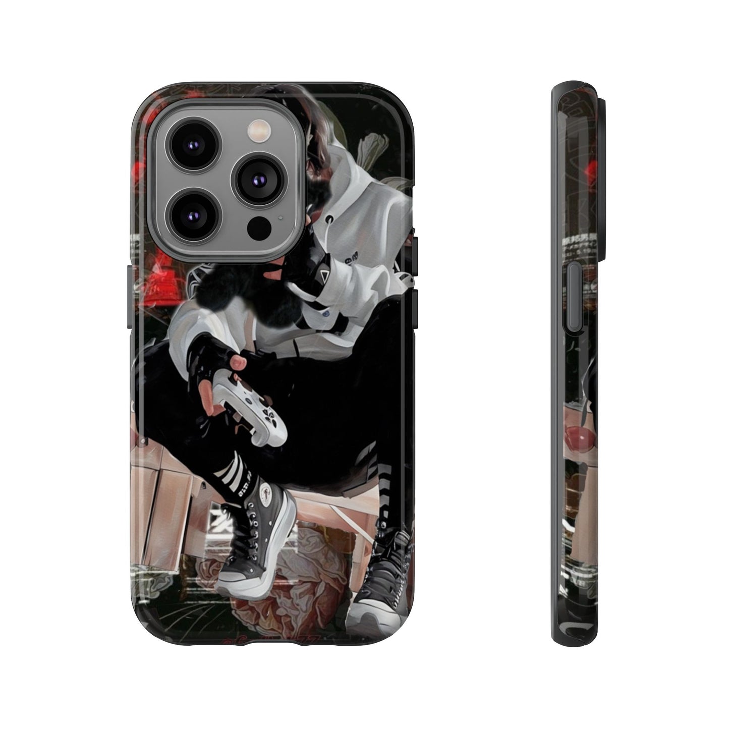 Behold The Gamer Teddy Tough Phone Case