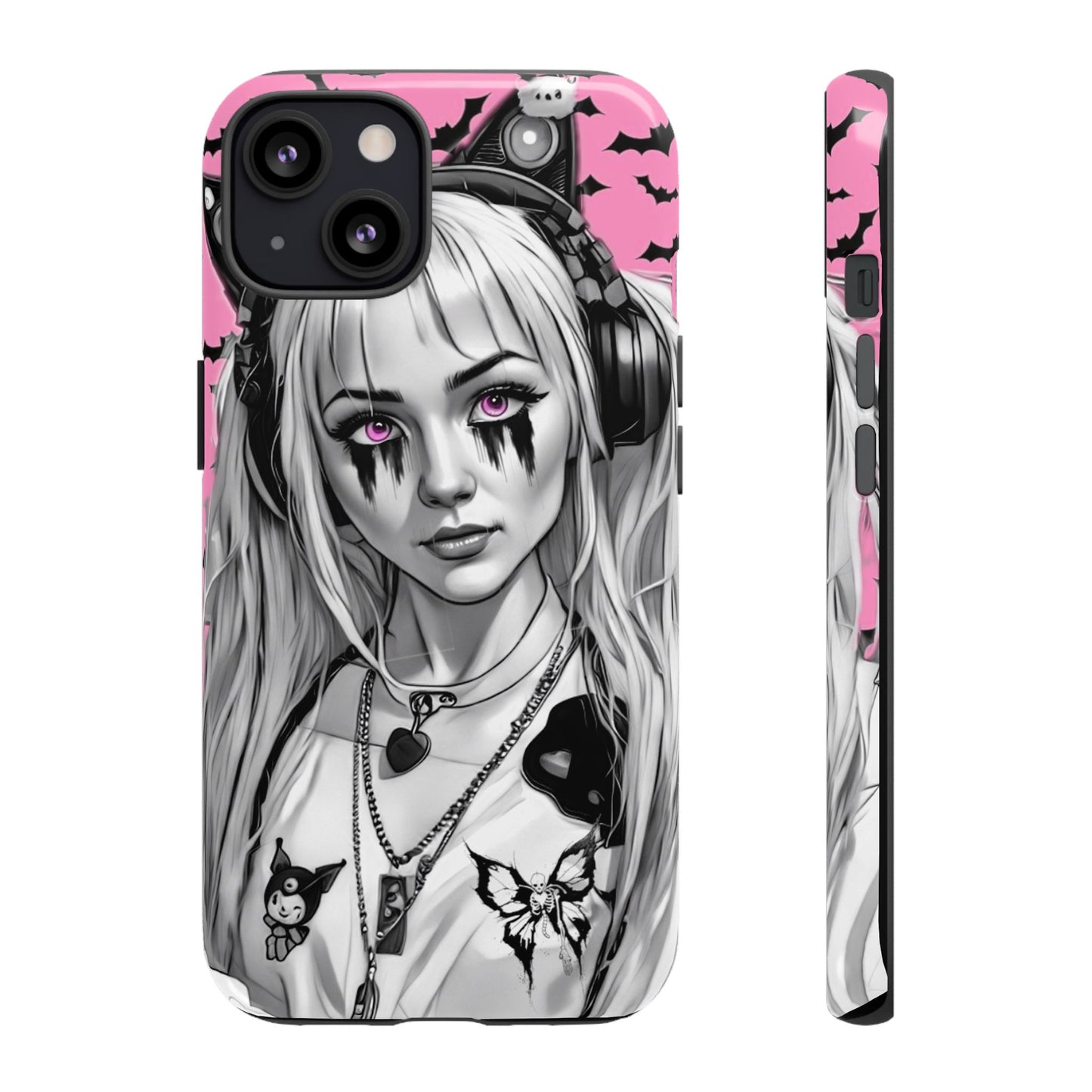 Gothic Kitty Tough Phone Case