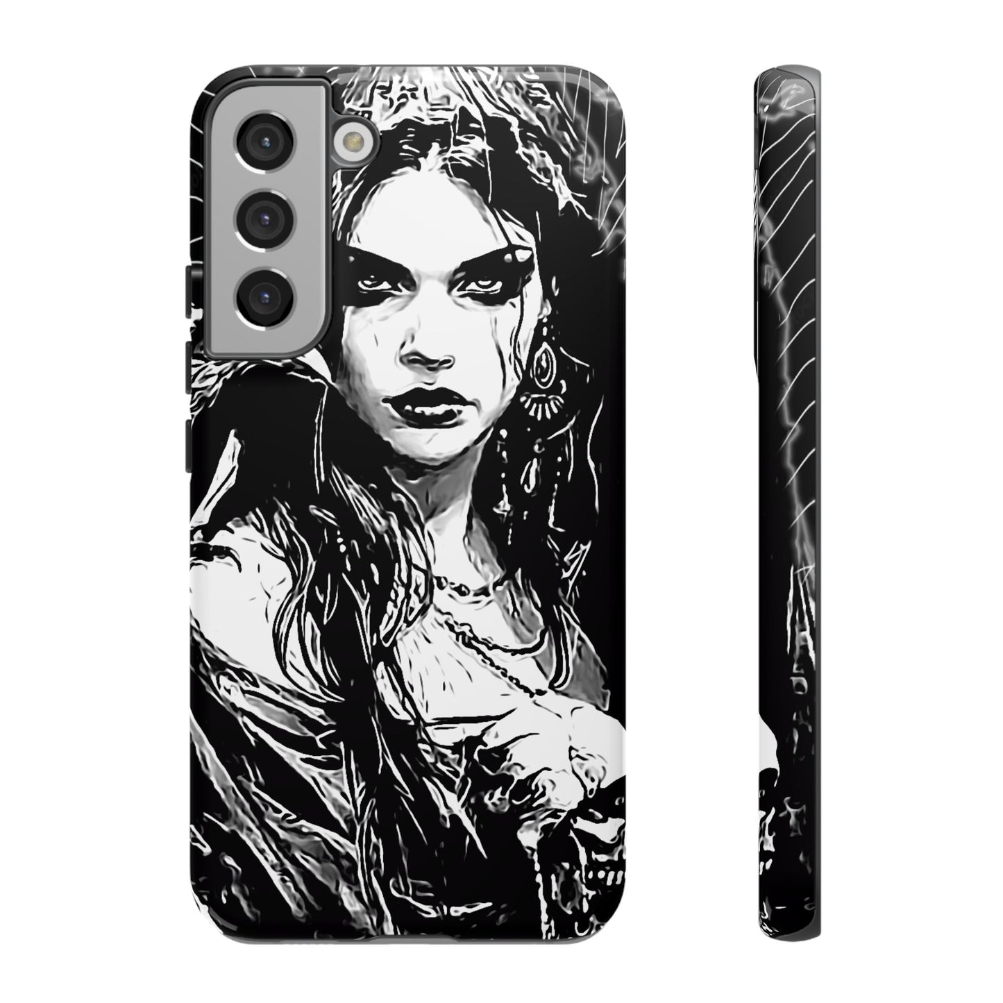 Raven Girl Tough Phone Case