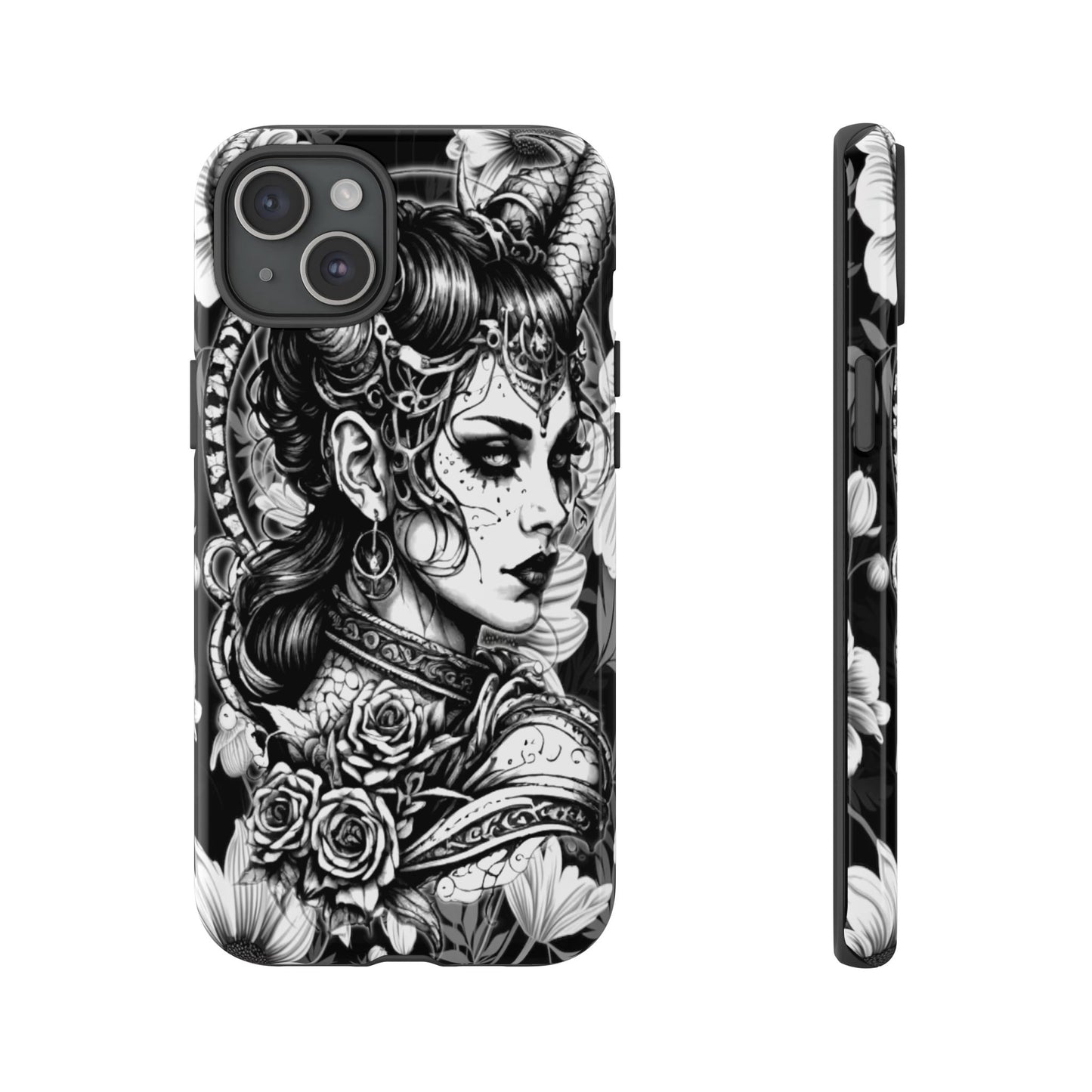 Goth Horned Queen Tough Phone Case