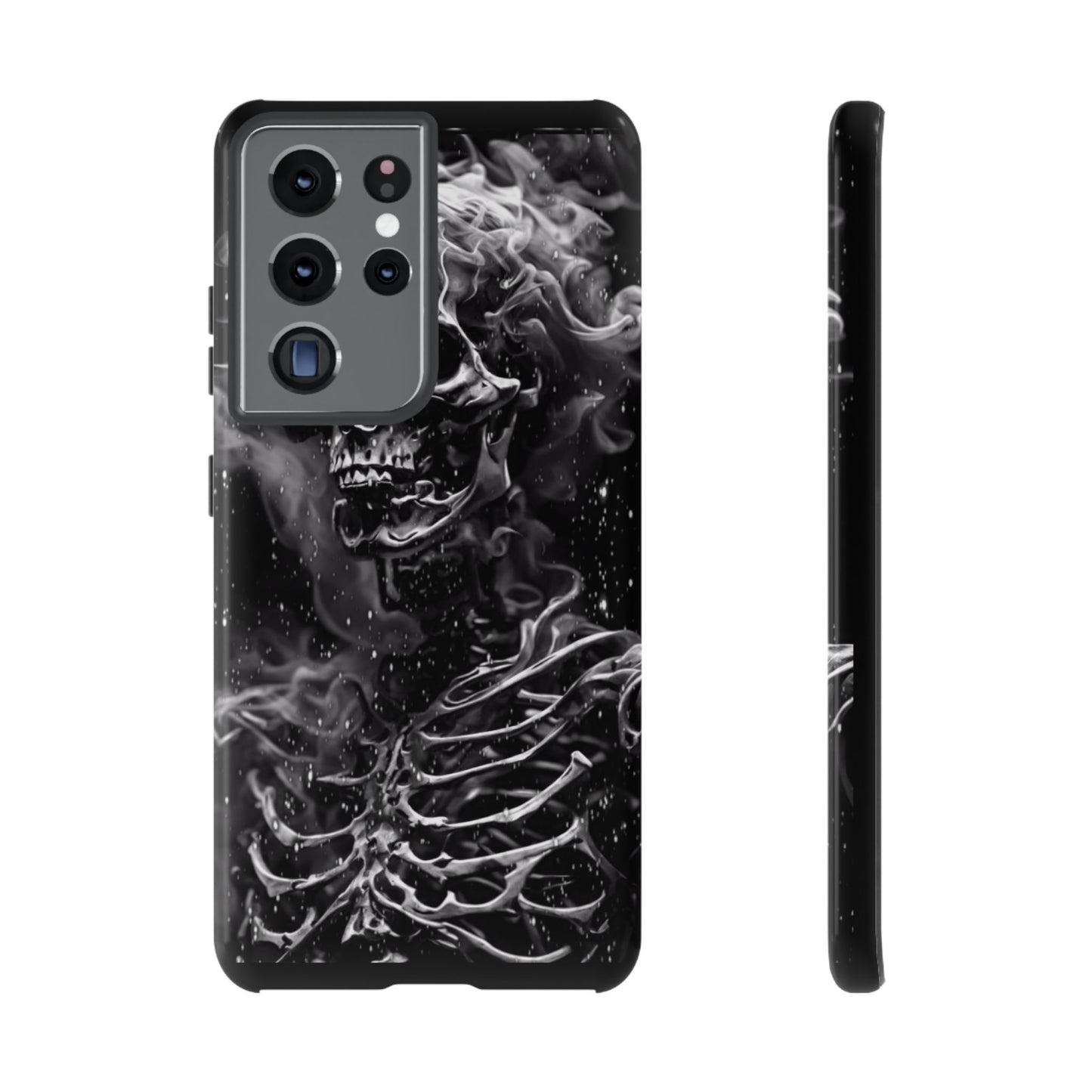 Skeleton On Fire Tough Phone Case