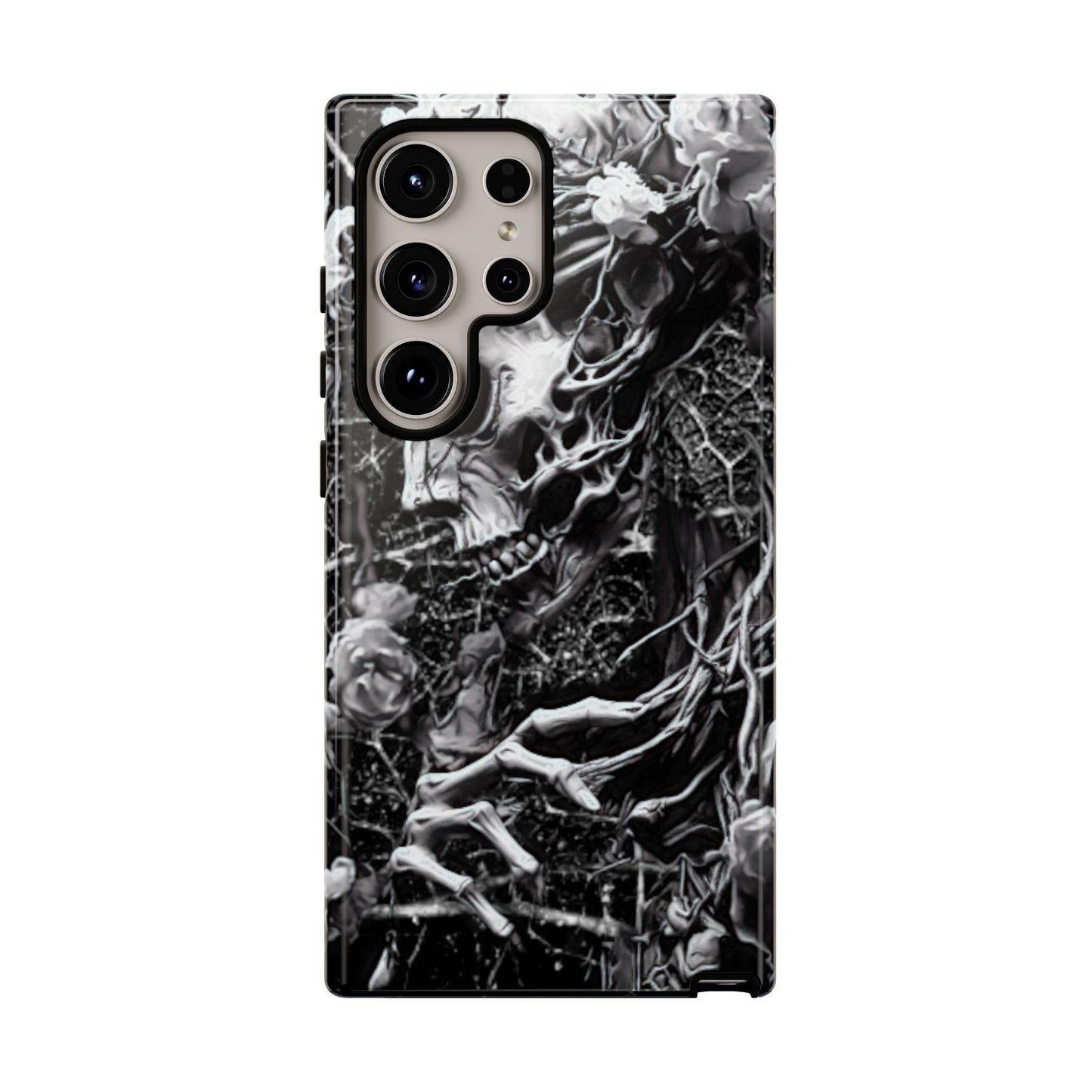 Vines Skull Face Tough Phone Case