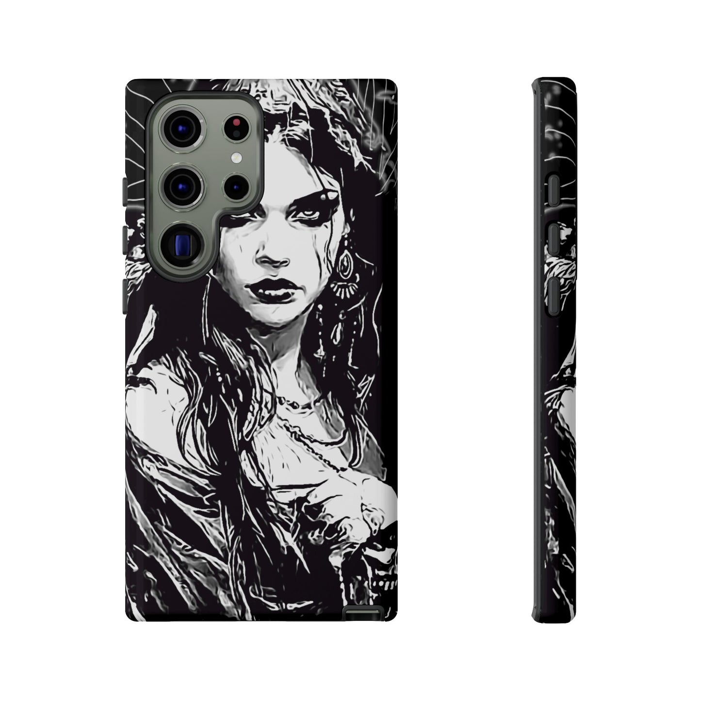 Raven Girl Tough Phone Case