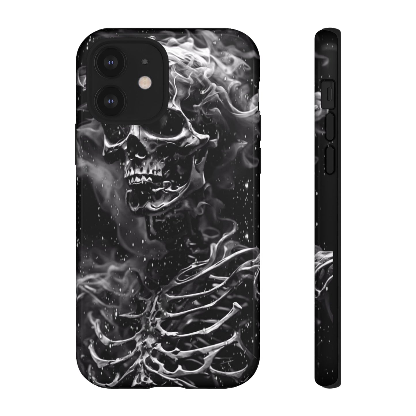 Skeleton On Fire Tough Phone Case