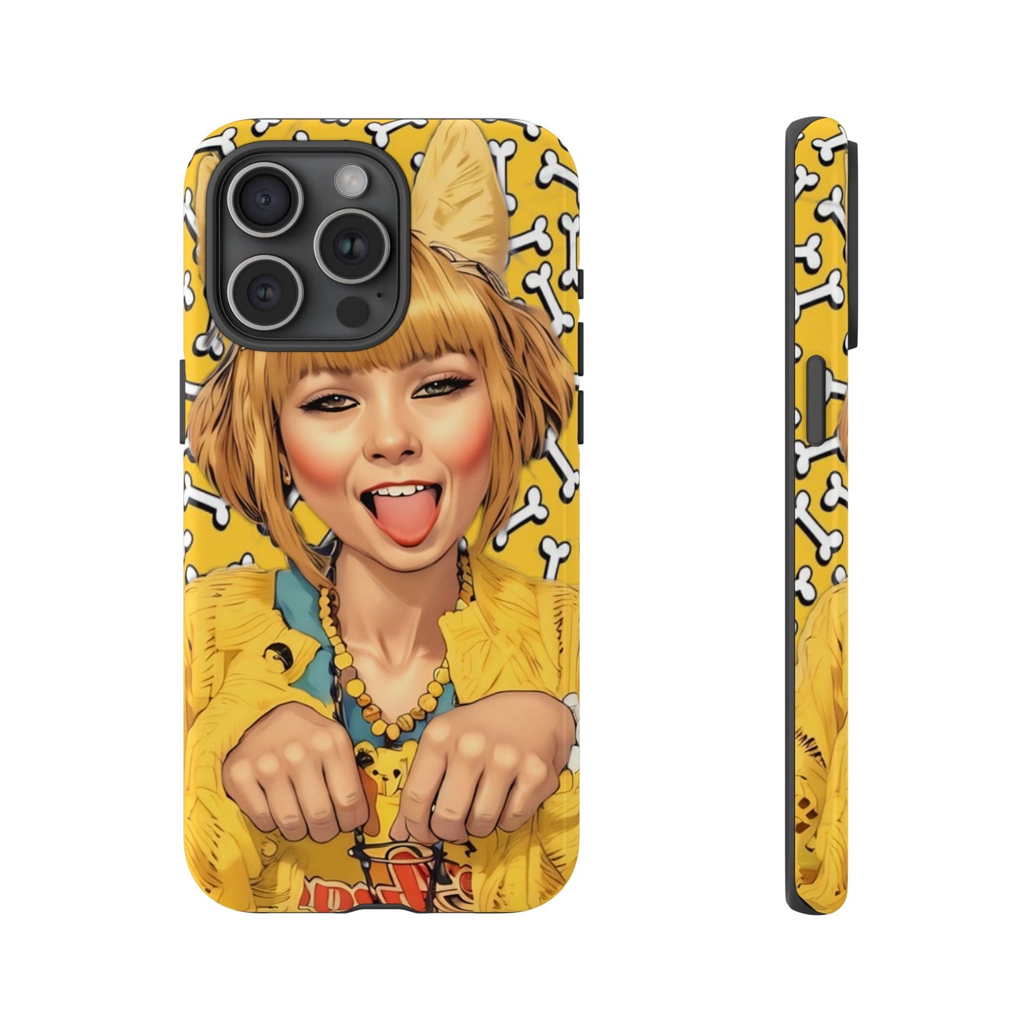 Begging Puppy Girl Tough Phone Case