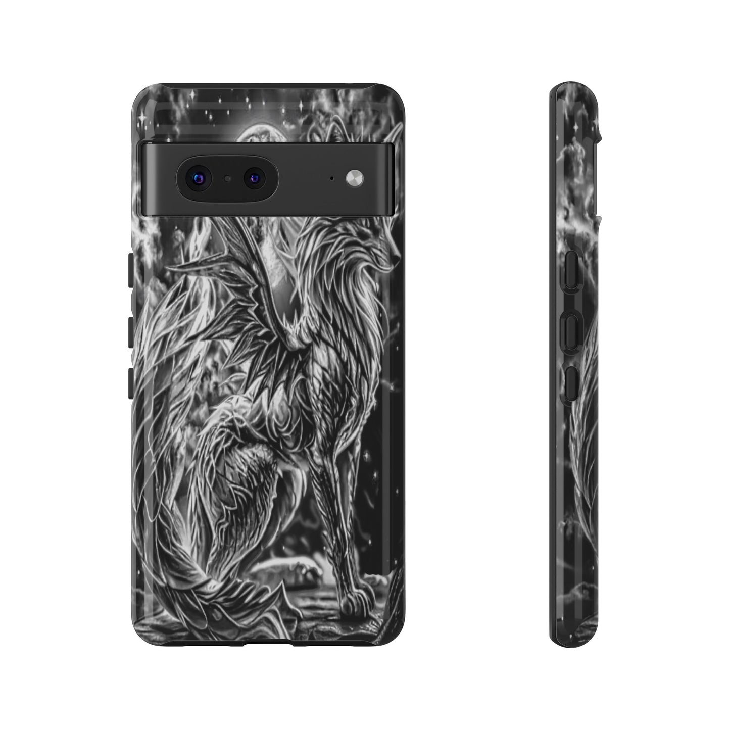 Winged Fox Tough Phone Case