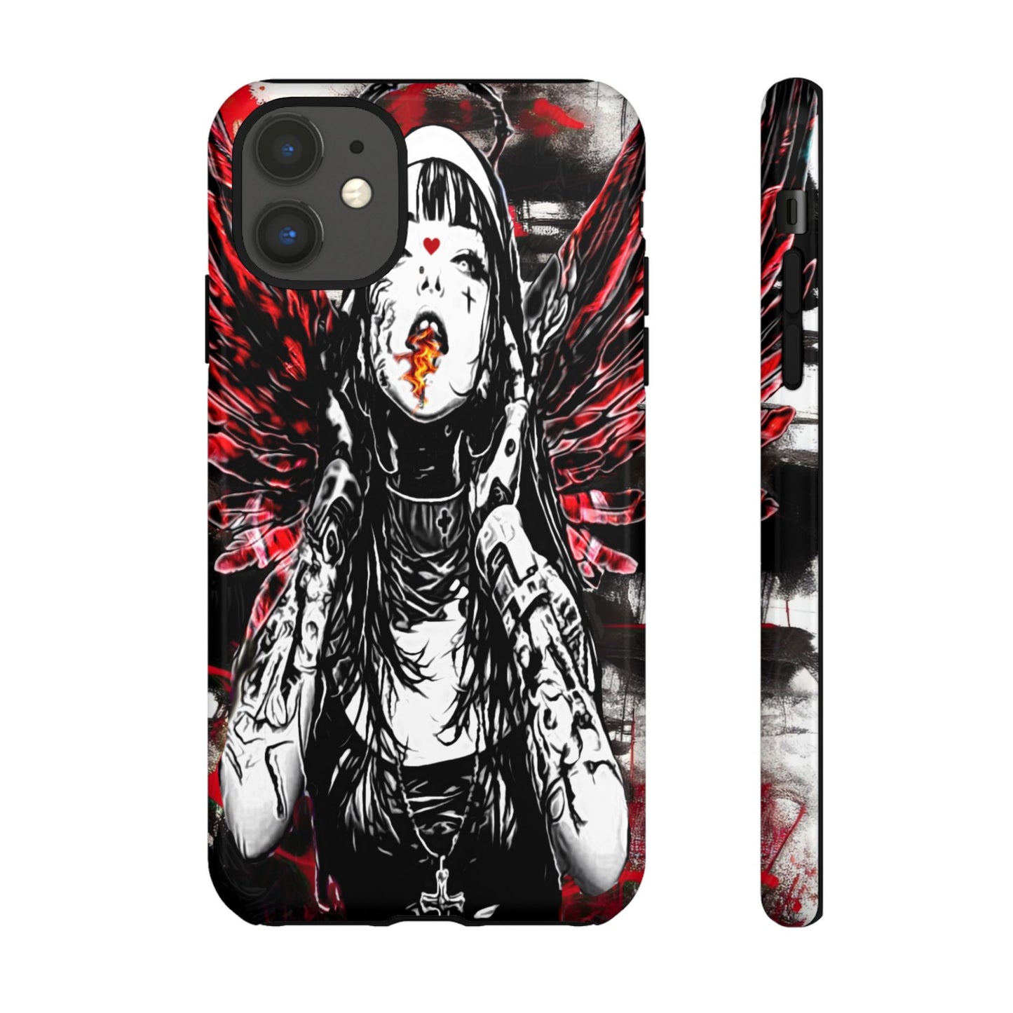 Naughty Angel Nun Tough Phone Case