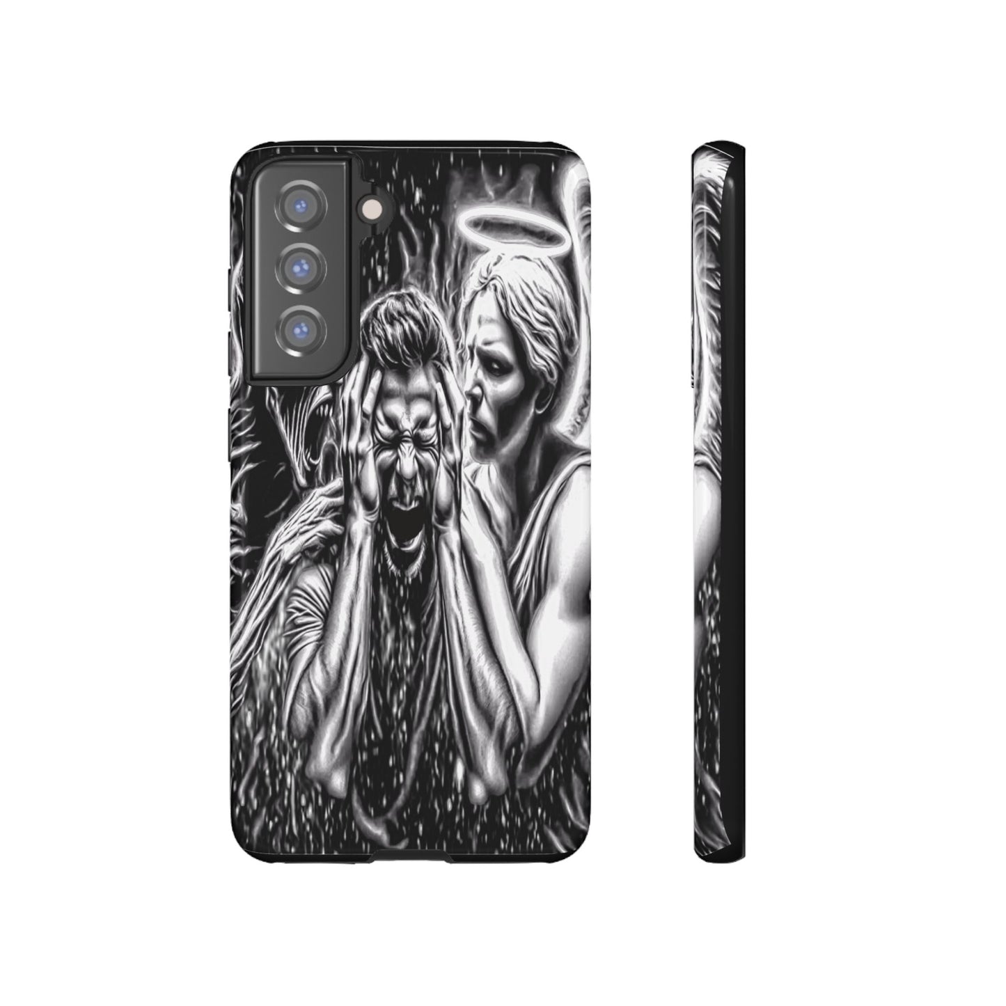 Good Vs Evil Tough Phone Case