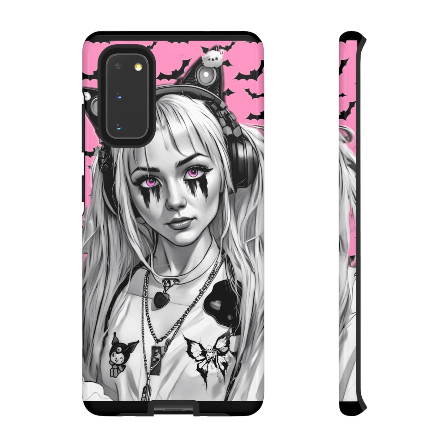 Gothic Kitty Tough Phone Case